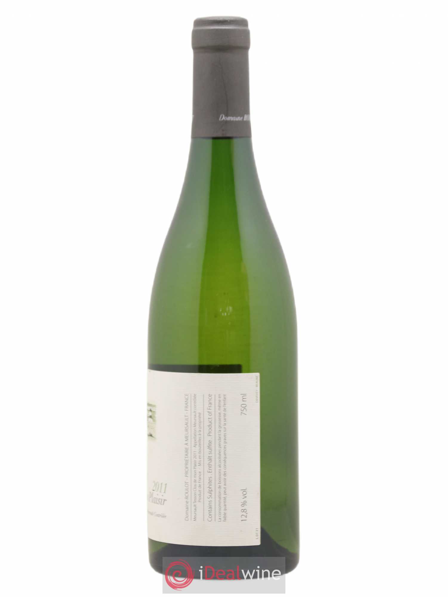 Meursault Les Tessons Clos de Mon plaisir Roulot (Domaine) 2011 - Lot de 1 bouteille - 1