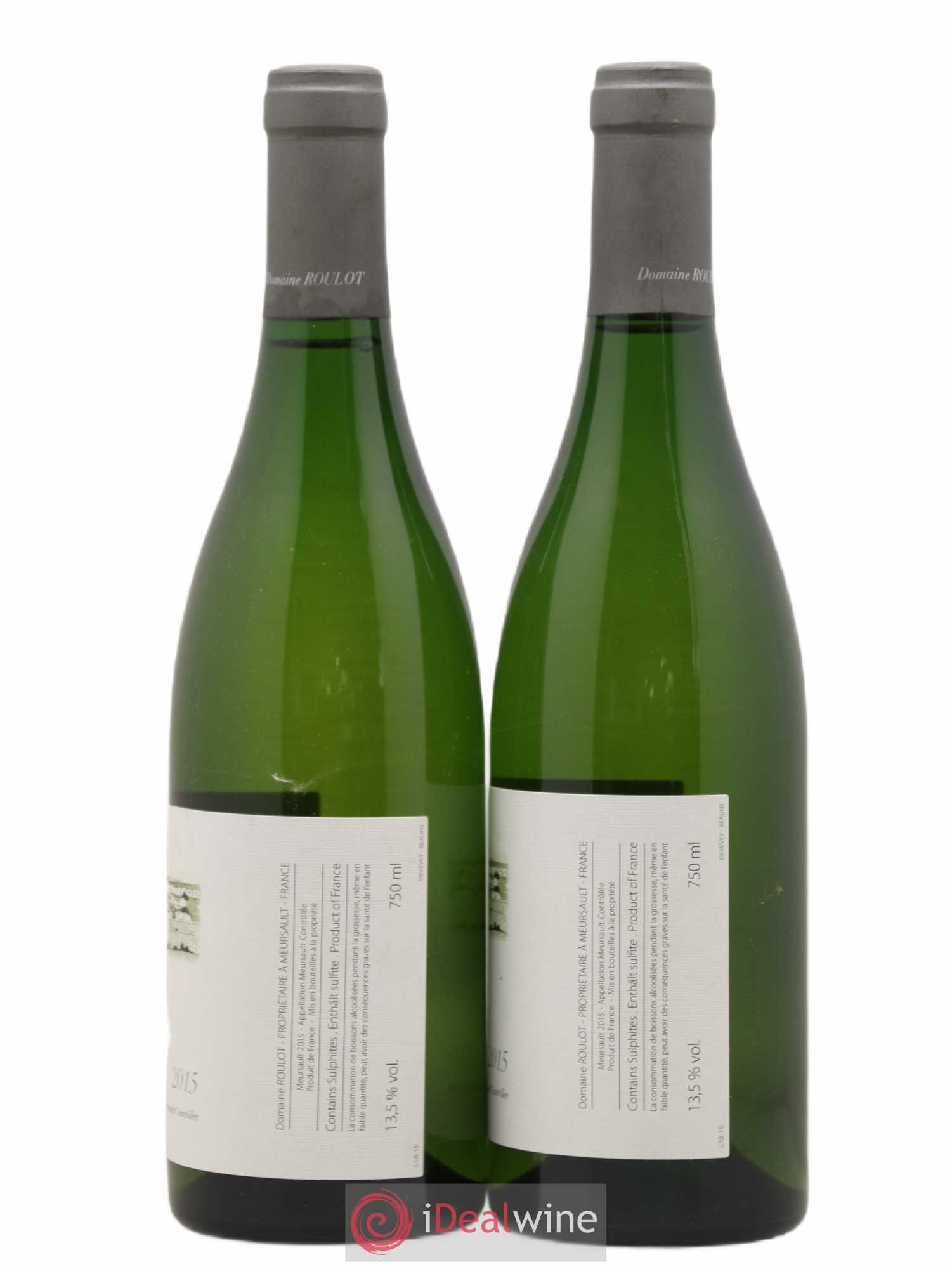 Meursault Roulot (Domaine) 2015 - Lot de 2 bouteilles - 1