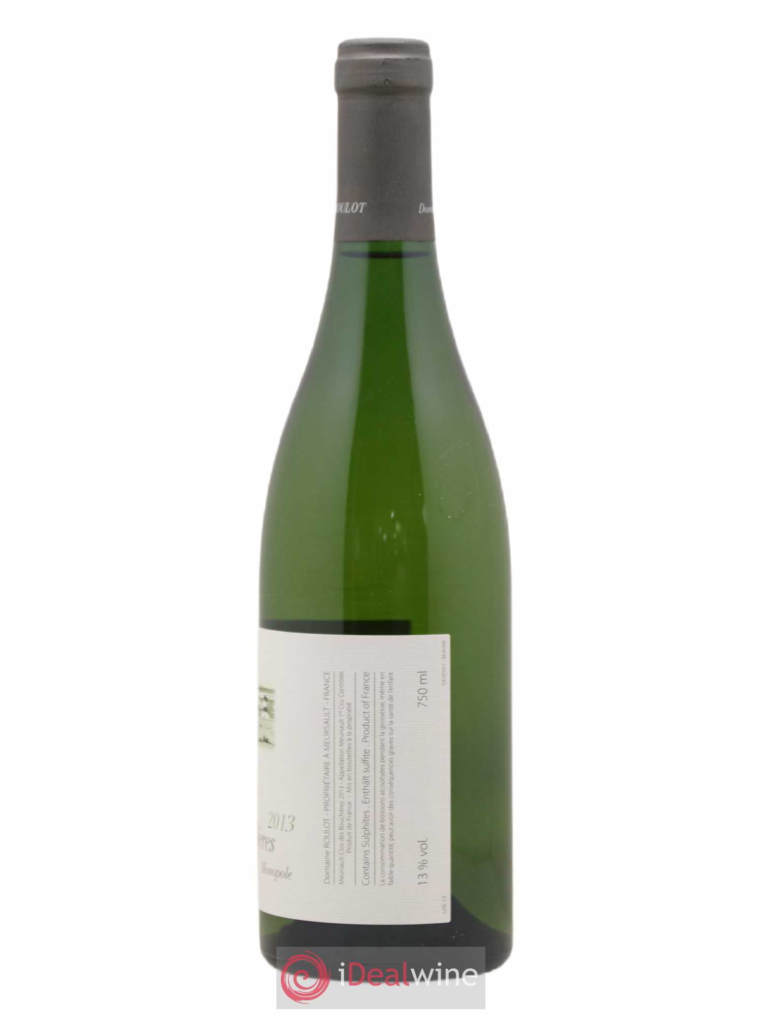 Meursault 1er Cru Clos des Bouchères  Roulot (Domaine) 2013 - Lot de 1 bouteille - 1