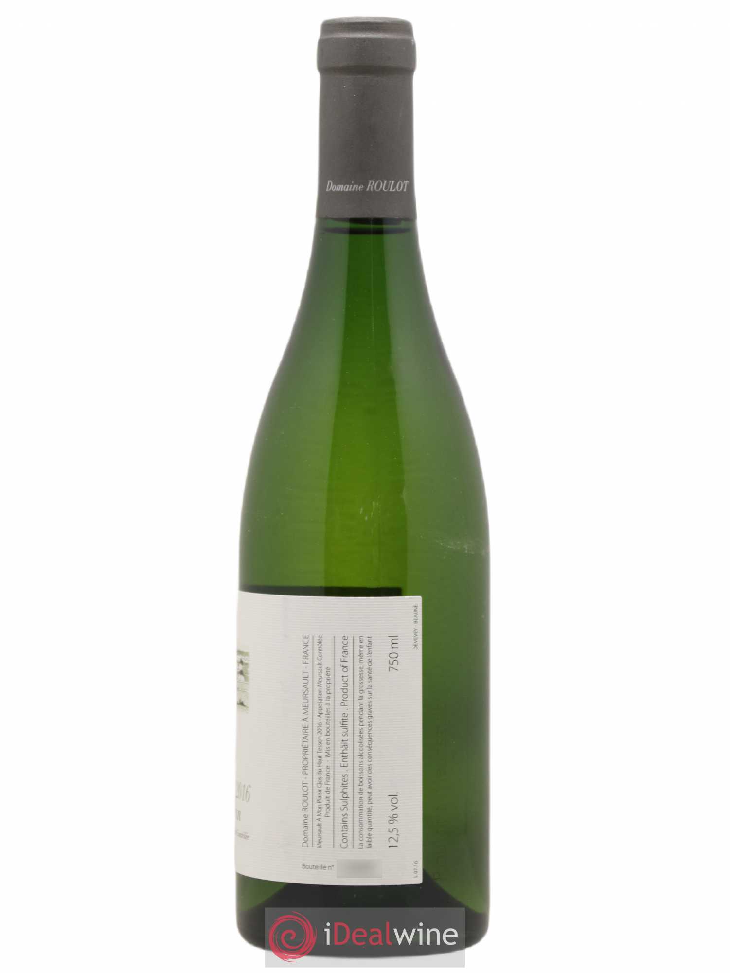Meursault A mon plaisir Clos du Haut Tesson Roulot (Domaine) 2016 - Lot de 1 bouteille - 1