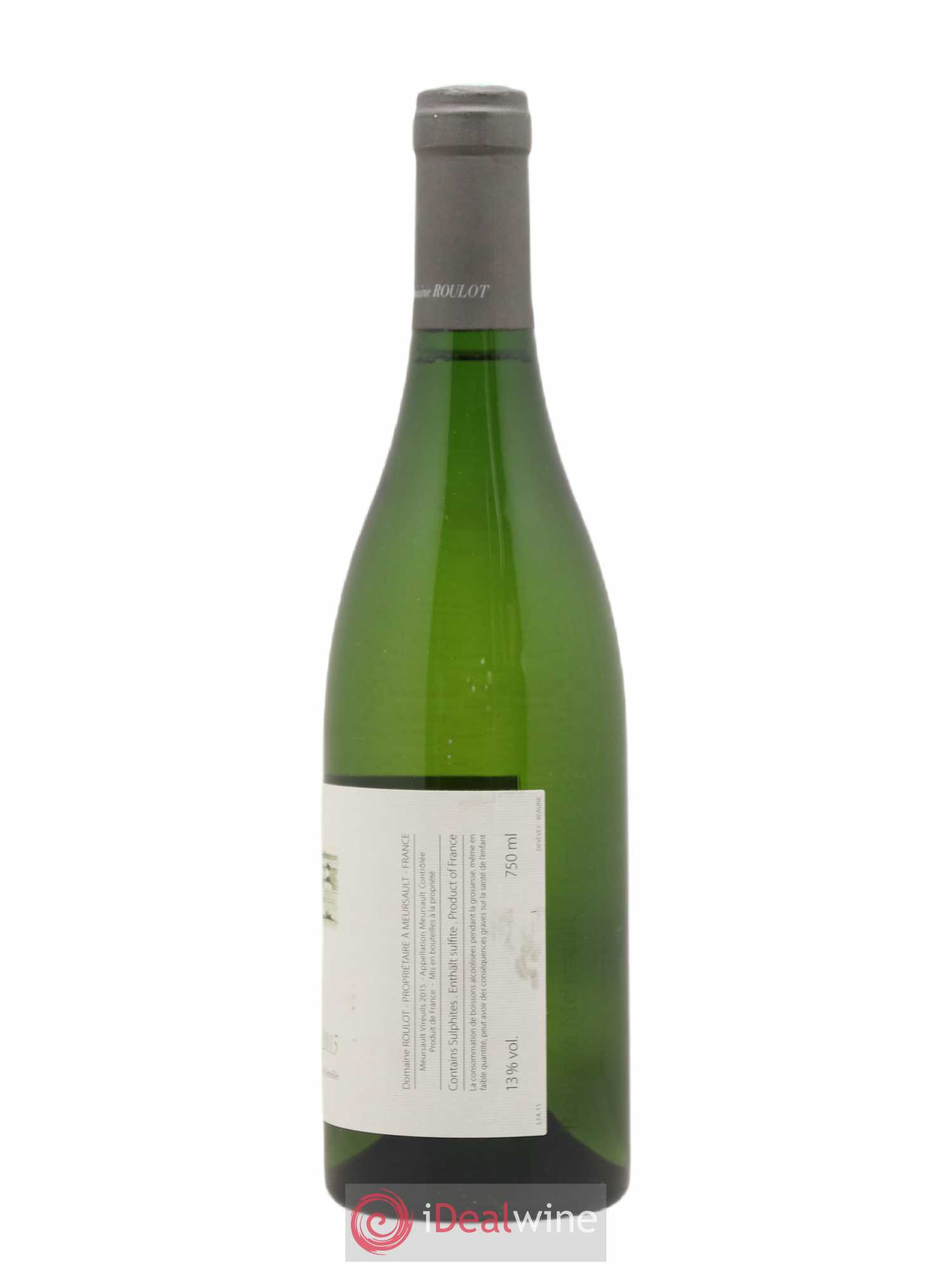 Meursault Les Vireuils Roulot (Domaine) 2015 - Lot de 1 bouteille - 1