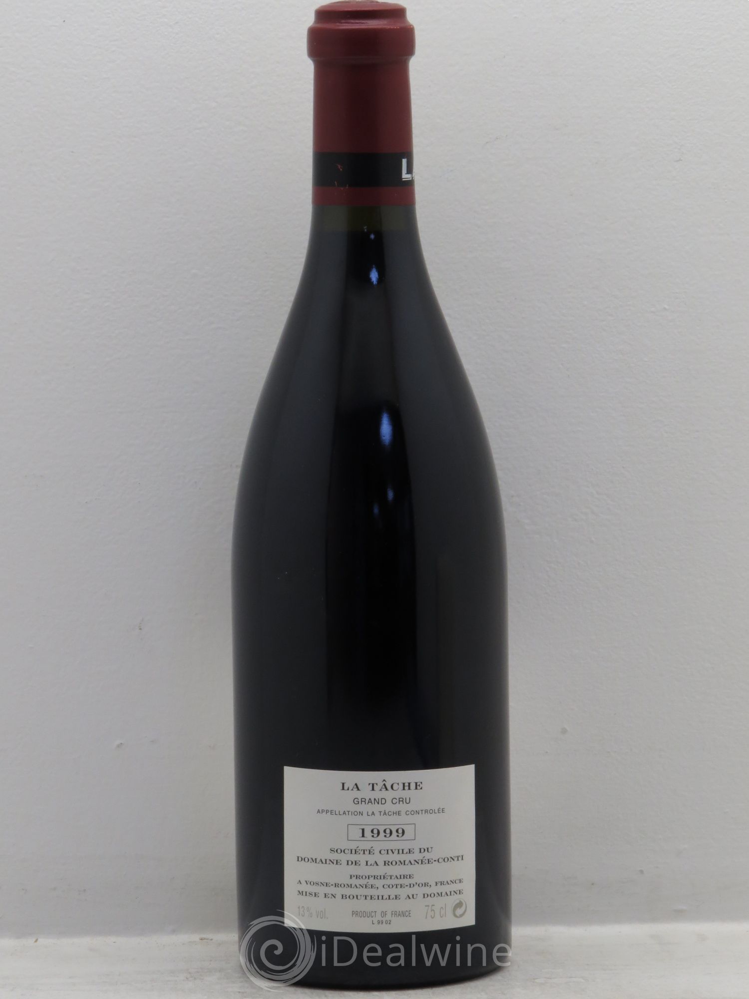La Tâche Grand Cru Domaine de la Romanée-Conti 1999 - Lot de 1 bouteille - 1