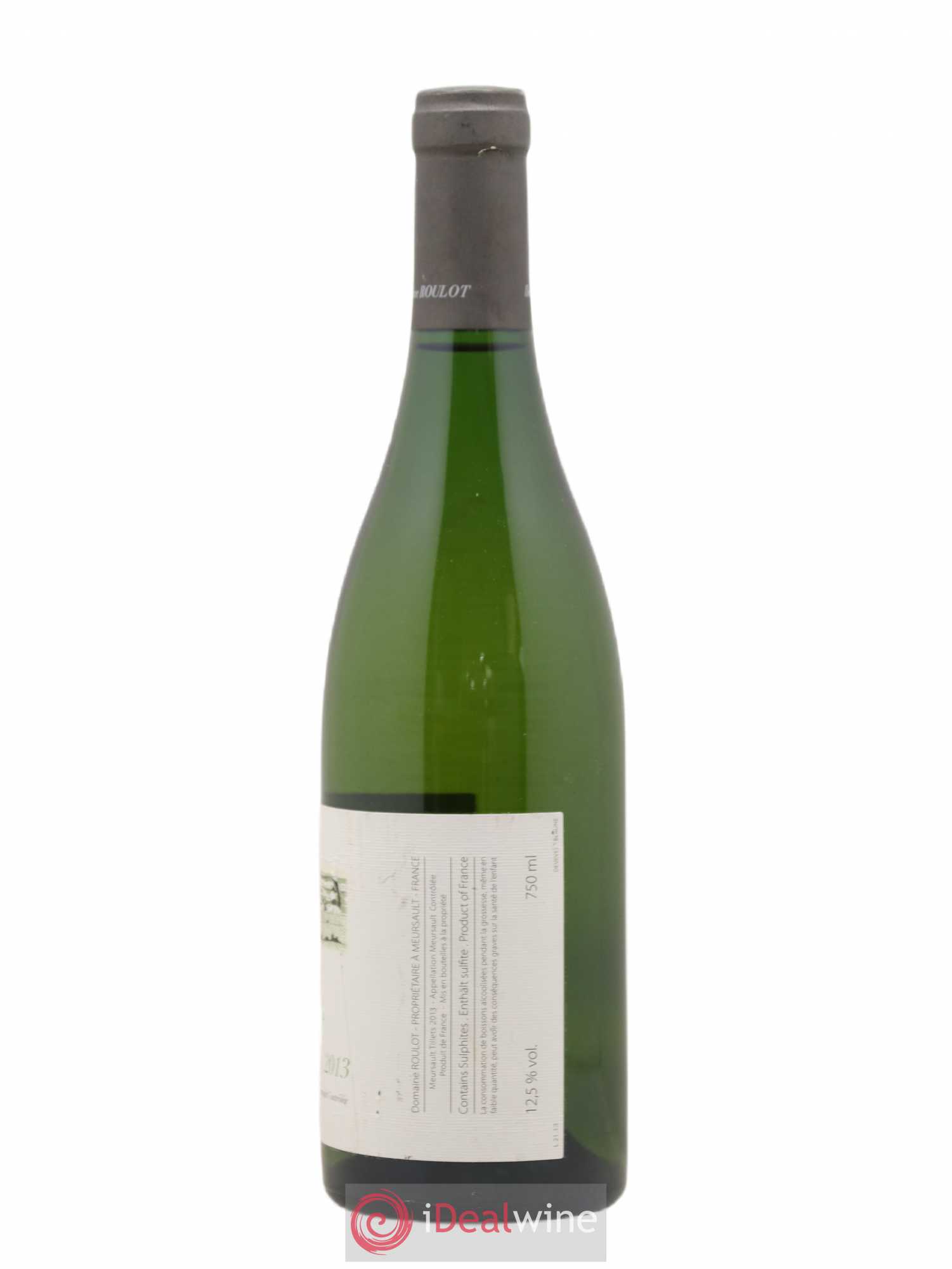 Meursault Les Tillets Roulot (Domaine) 2013 - Lot de 1 bouteille - 1
