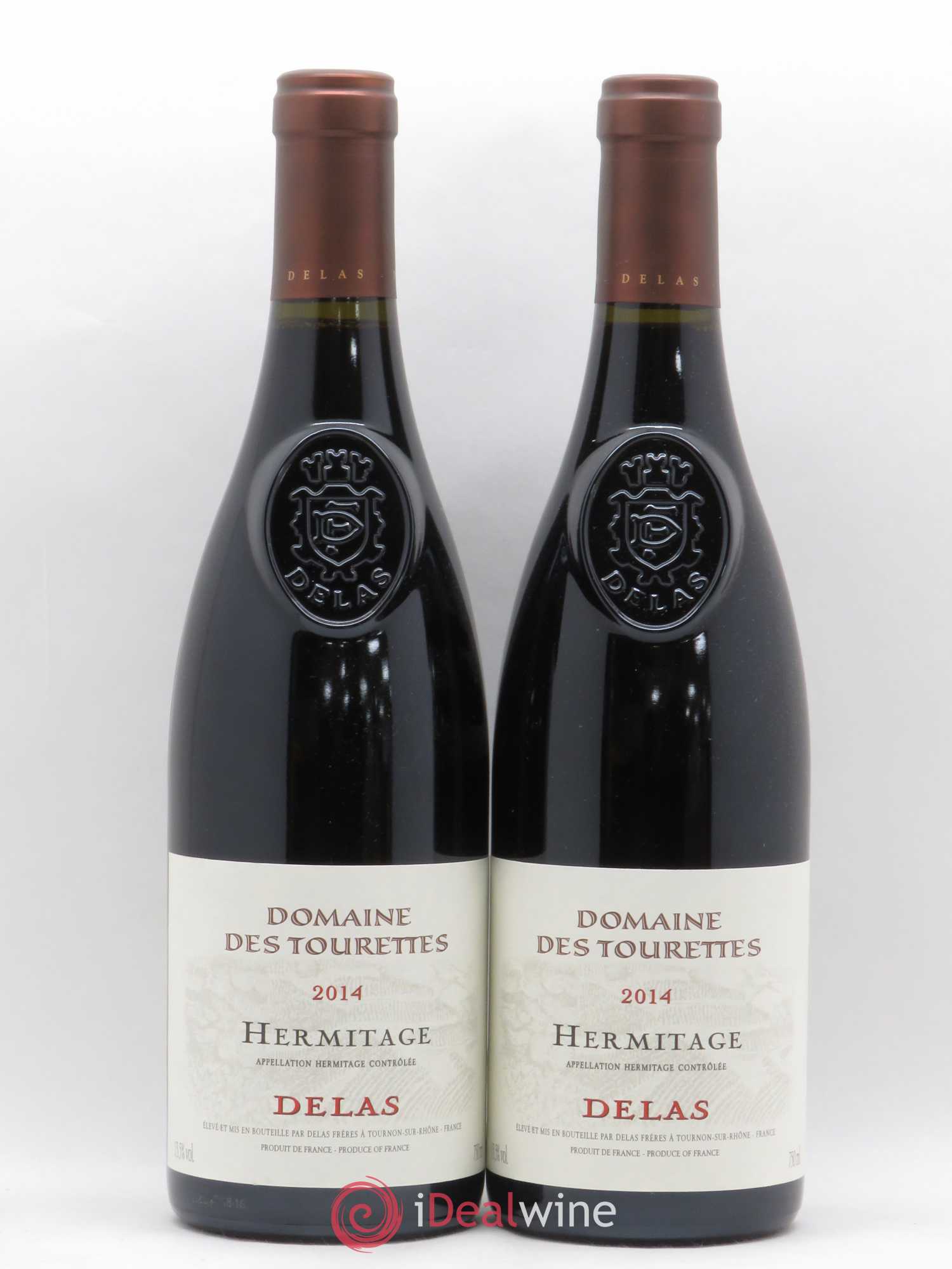 Hermitage Domaine des Tourettes Delas Frères 2014 - Lot de 2 bouteilles - 0