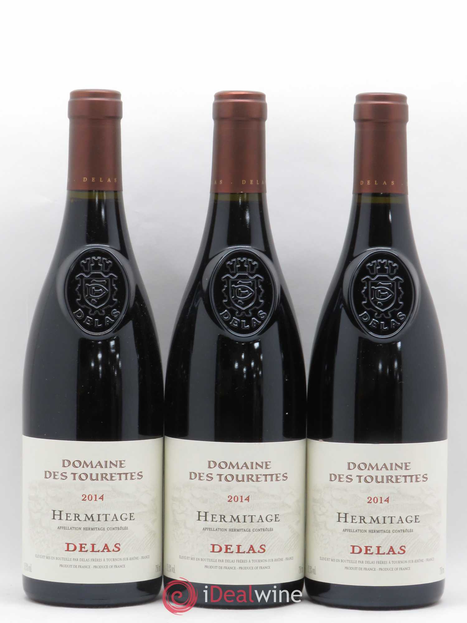 Hermitage Domaine des Tourettes Delas Frères 2014 - Lot de 6 bouteilles - 1