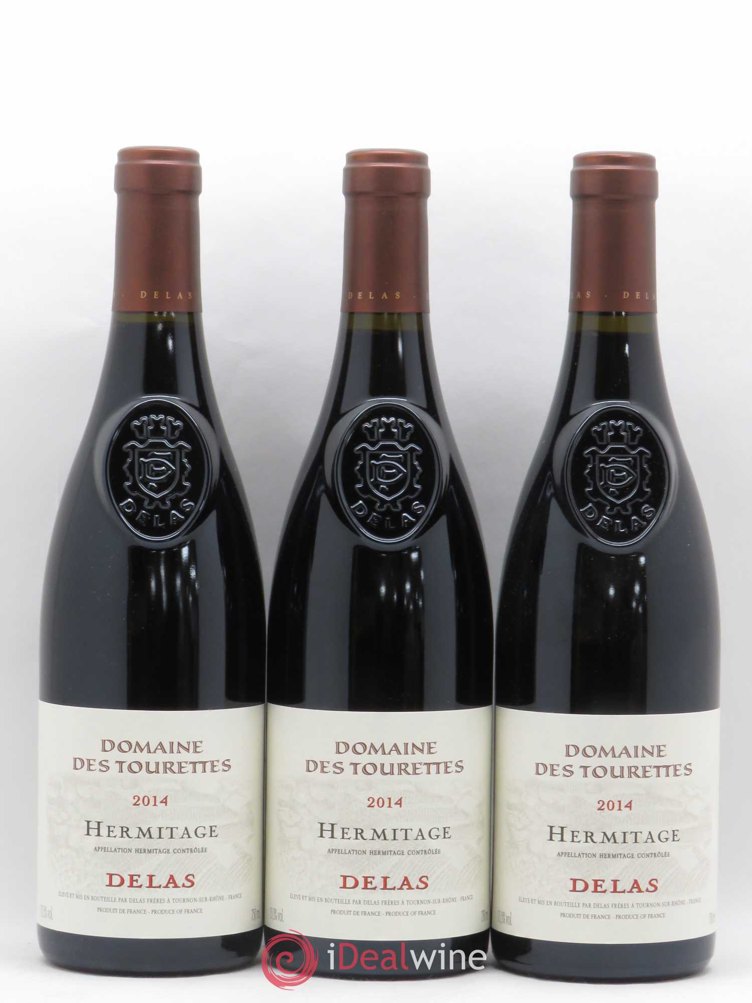 Hermitage Domaine des Tourettes Delas Frères 2014 - Lot de 6 bouteilles - 2