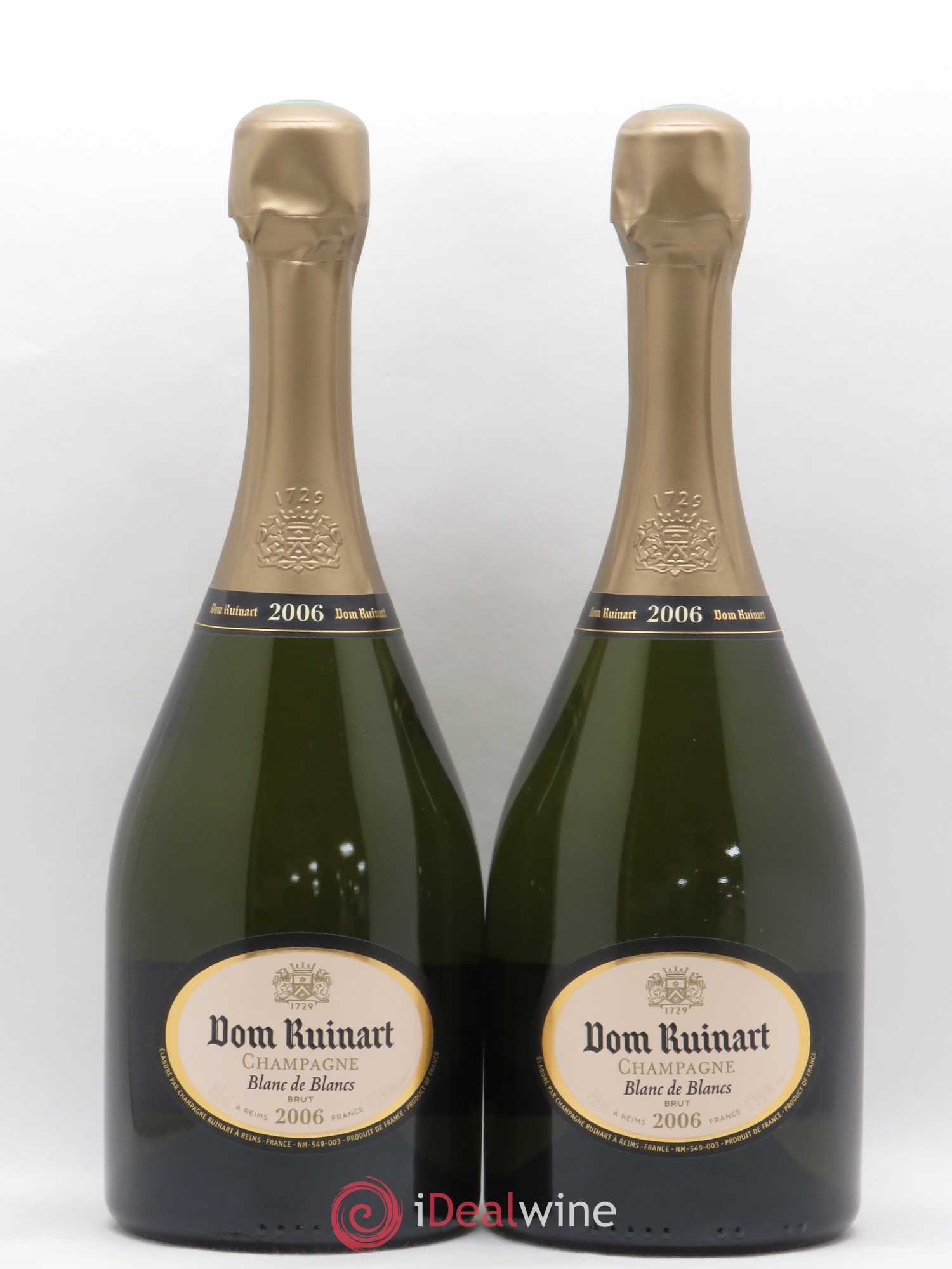 Dom Ruinart Brut Ruinart 2006 - Lot de 2 bouteilles - 0