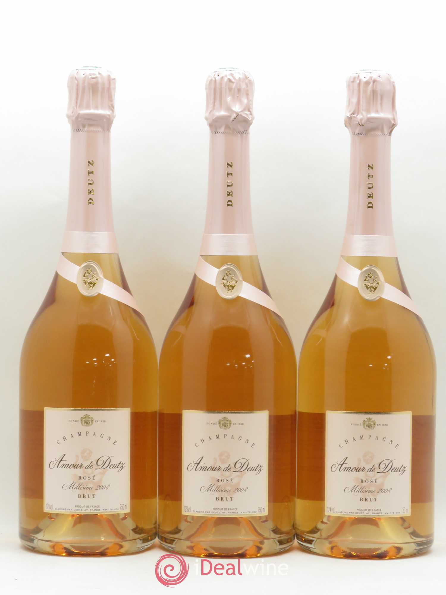Amour de Deutz Brut Deutz 2008 - Lot de 3 bouteilles - 0