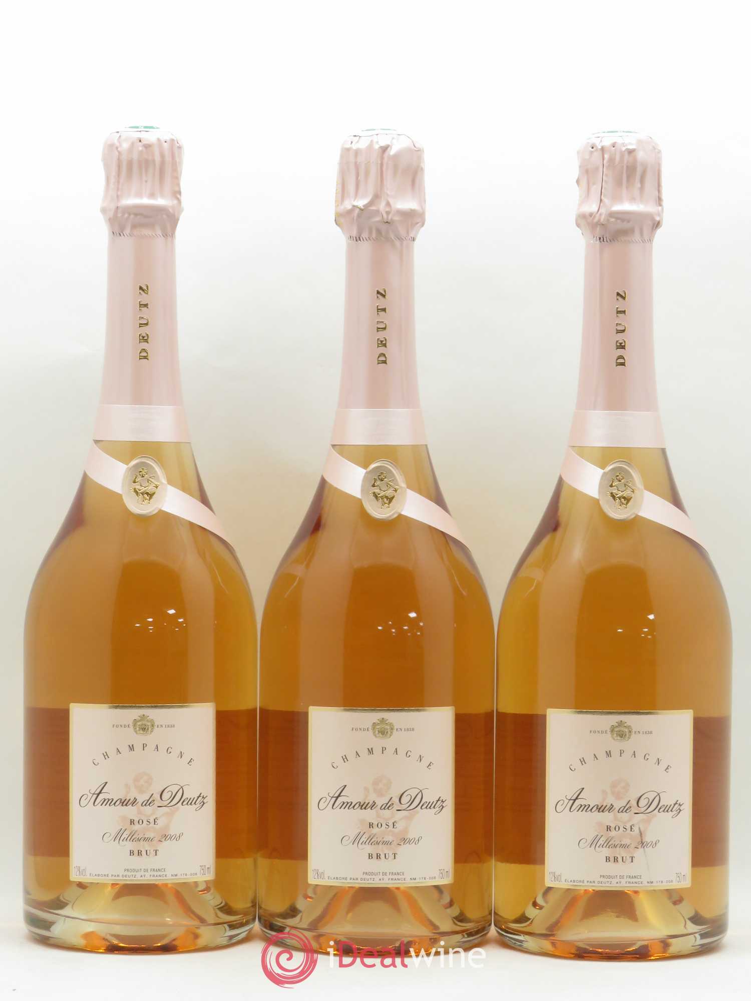 Amour de Deutz Brut Deutz 2008 - Lot de 3 bouteilles - 0
