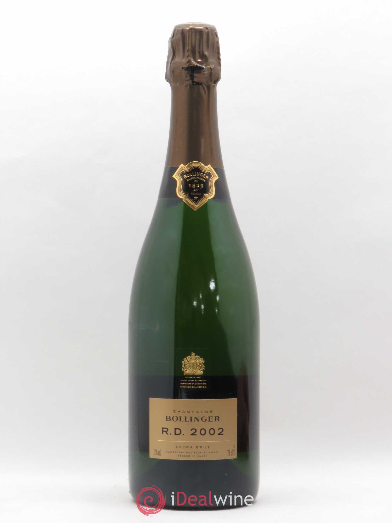 R.D. Extra-Brut Bollinger 2002 - Lot de 1 bouteille - 0