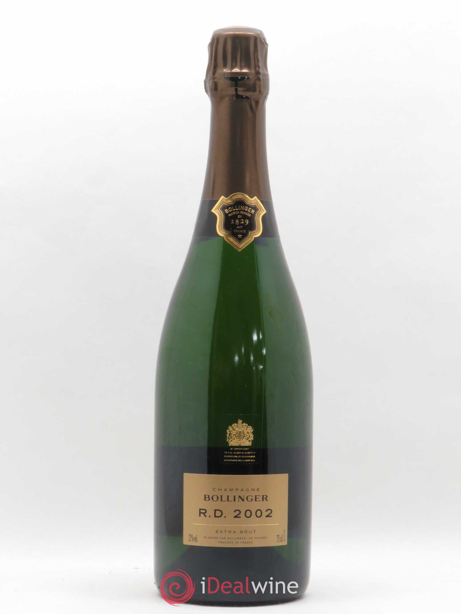 R.D. Extra-Brut Bollinger 2002 - Lot de 1 bouteille - 0