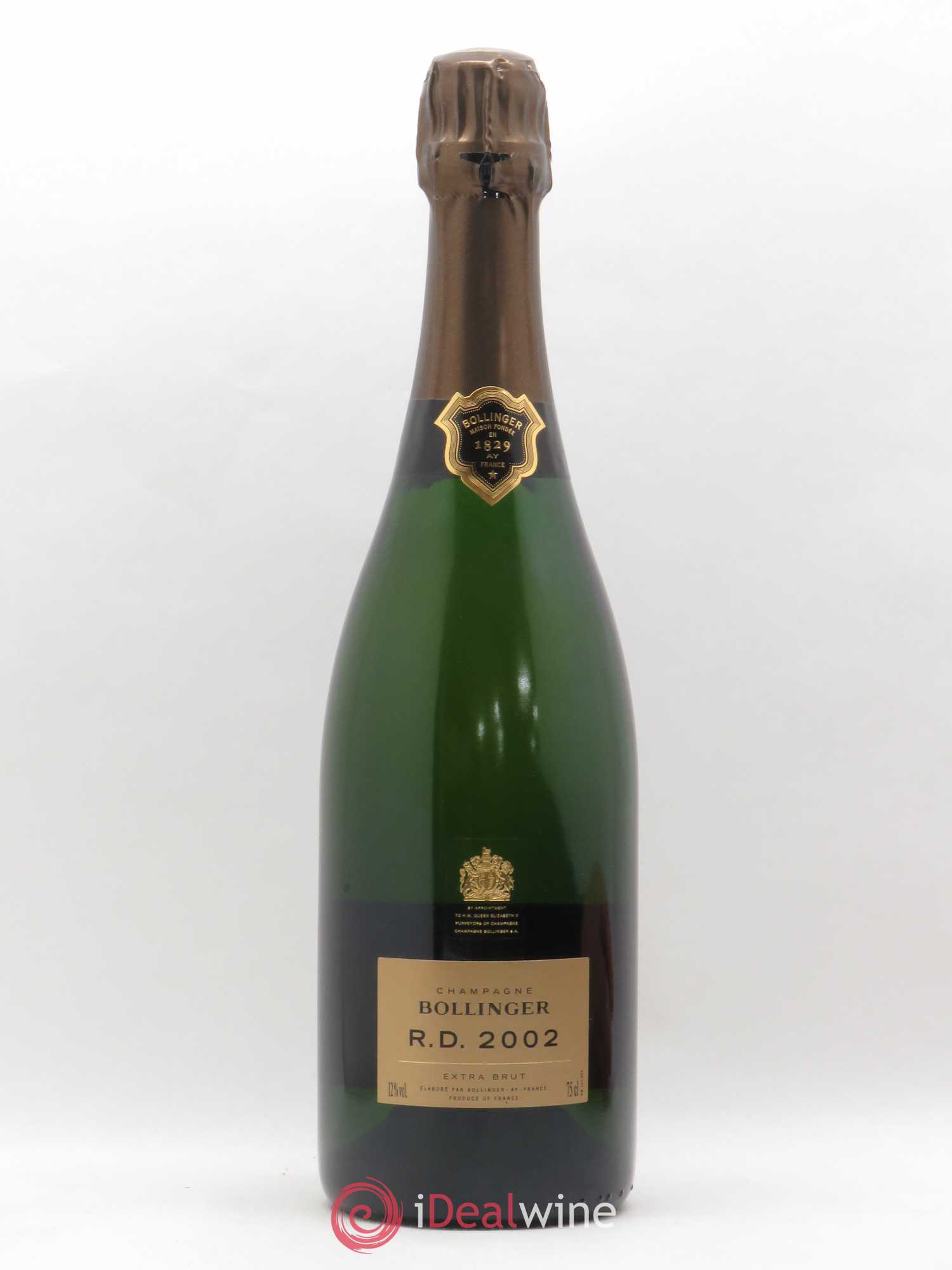 R.D. Extra-Brut Bollinger 2002 - Lot de 1 bouteille - 0