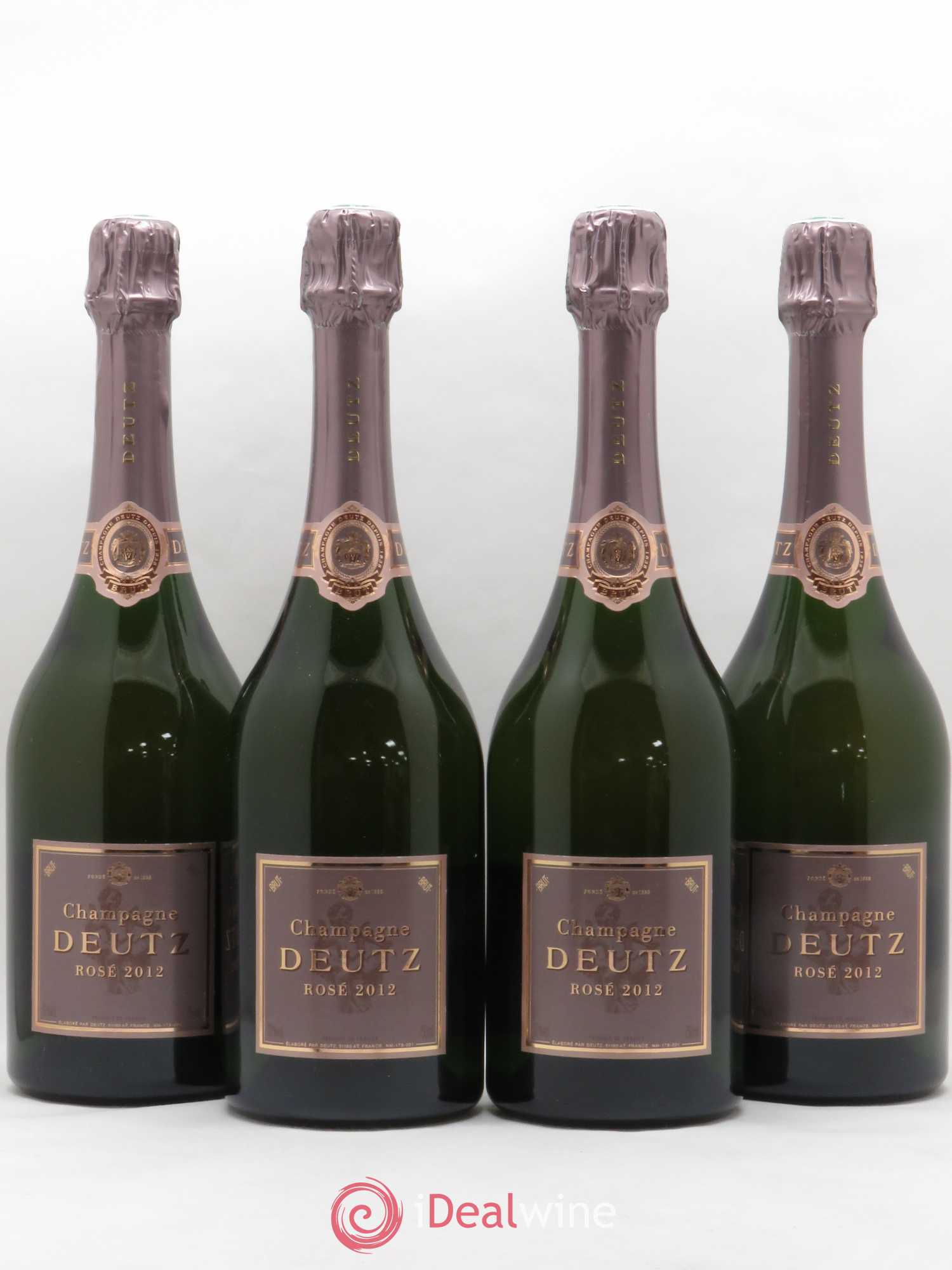 Rosé Deutz 2012 - Lot de 4 bouteilles - 0