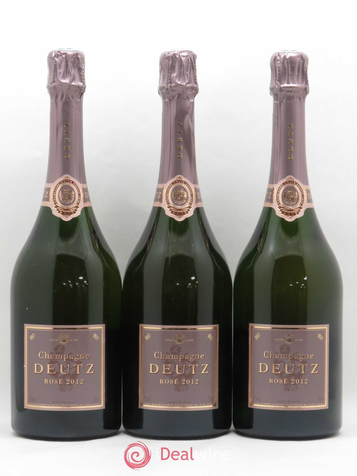 Rosé Deutz 2012 - Lot de 3 bouteilles - 0