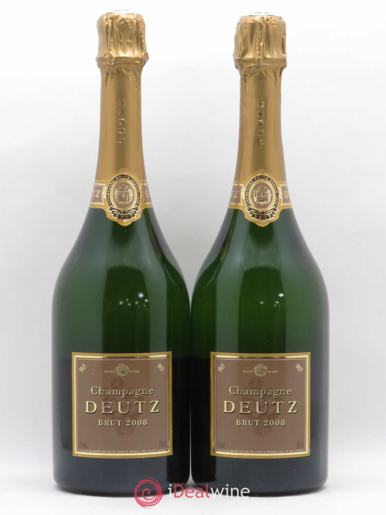 Brut Deutz 2008 - Lot de 2 bouteilles - 0