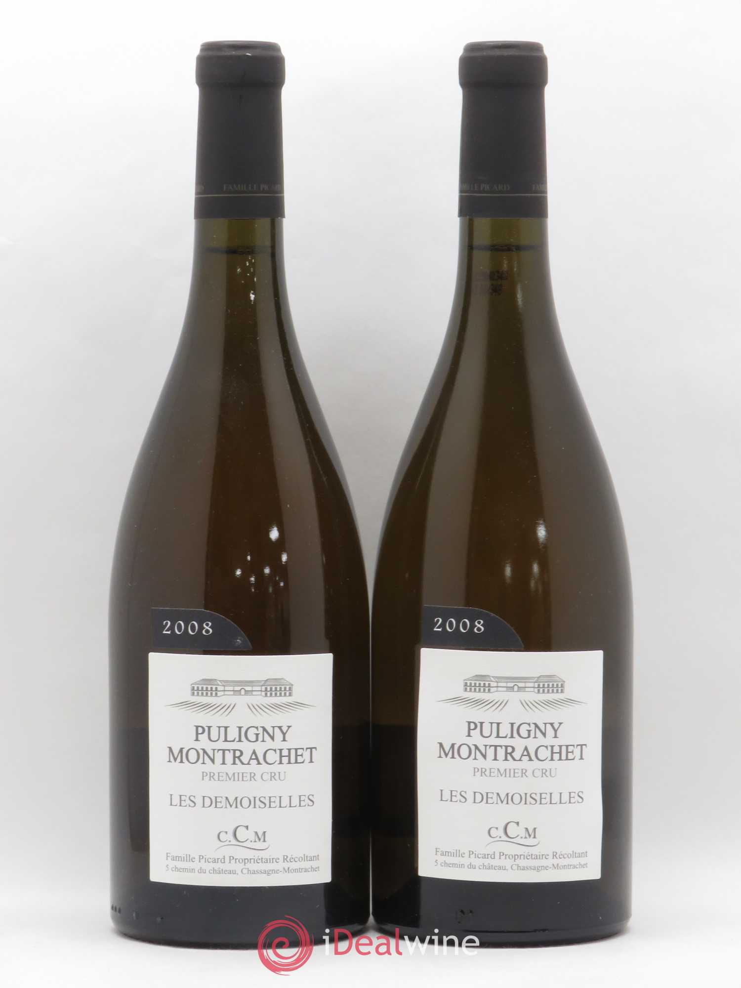 Puligny-Montrachet 1er Cru Les Demoiselles Michel Picard (sans prix de réserve) 2008 - Posten von 2 Flaschen - 0