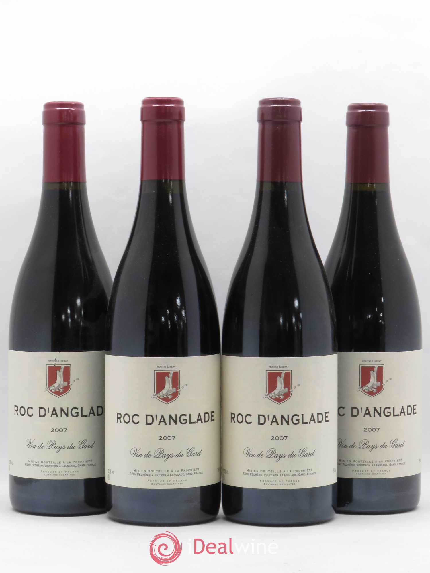 Gard Roc d'Anglade Rémy Pédréno 2007 - Lotto di 4 bottiglie - 0