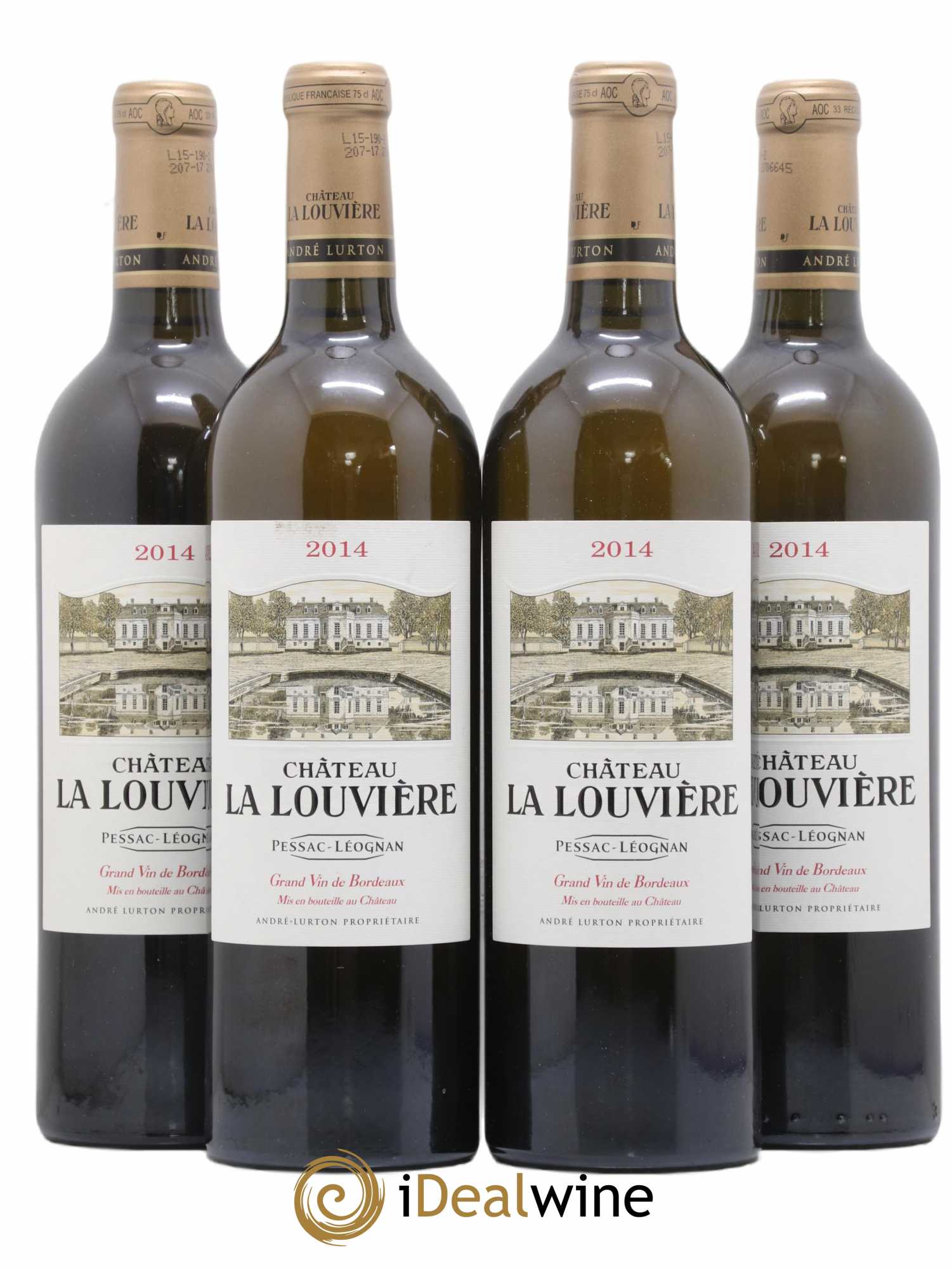 Château la Louvière 2014 - Lot de 4 bouteilles - 0