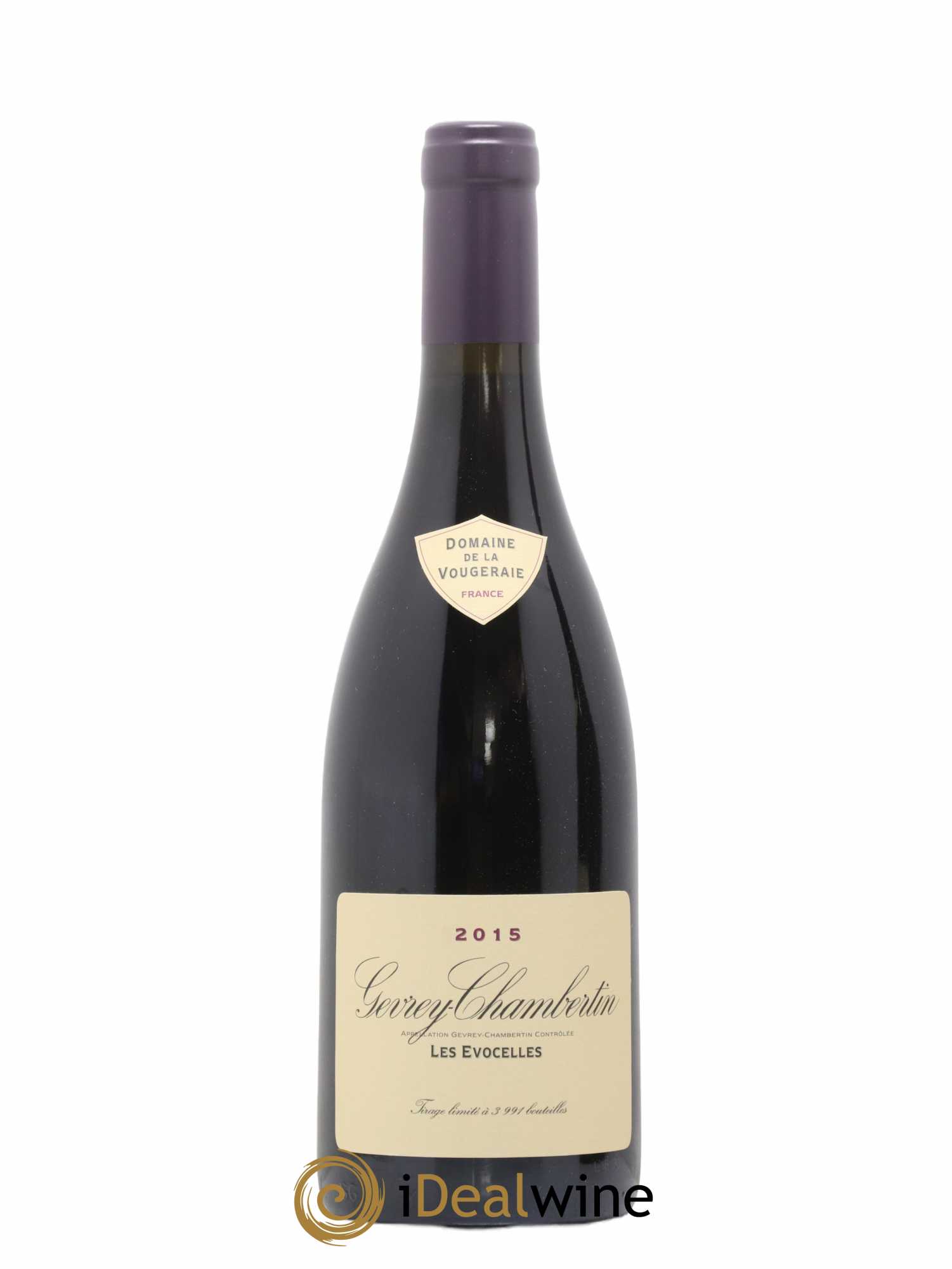 Gevrey-Chambertin Les Evocelles La Vougeraie 2015 - Lot de 1 bouteille - 0
