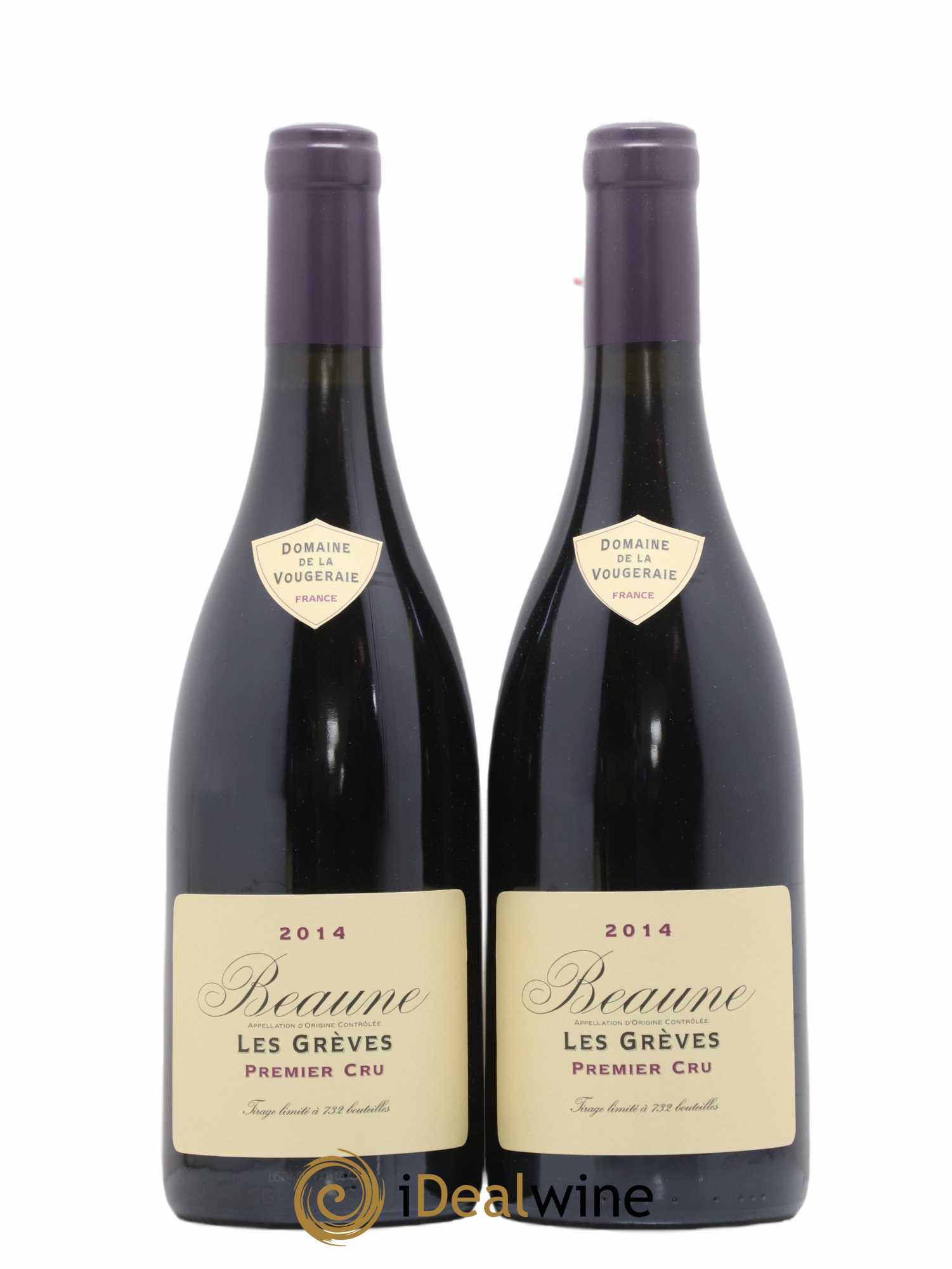 Beaune 1er Cru Les Grèves La Vougeraie 2014 - Lot of 2 bottles - 0