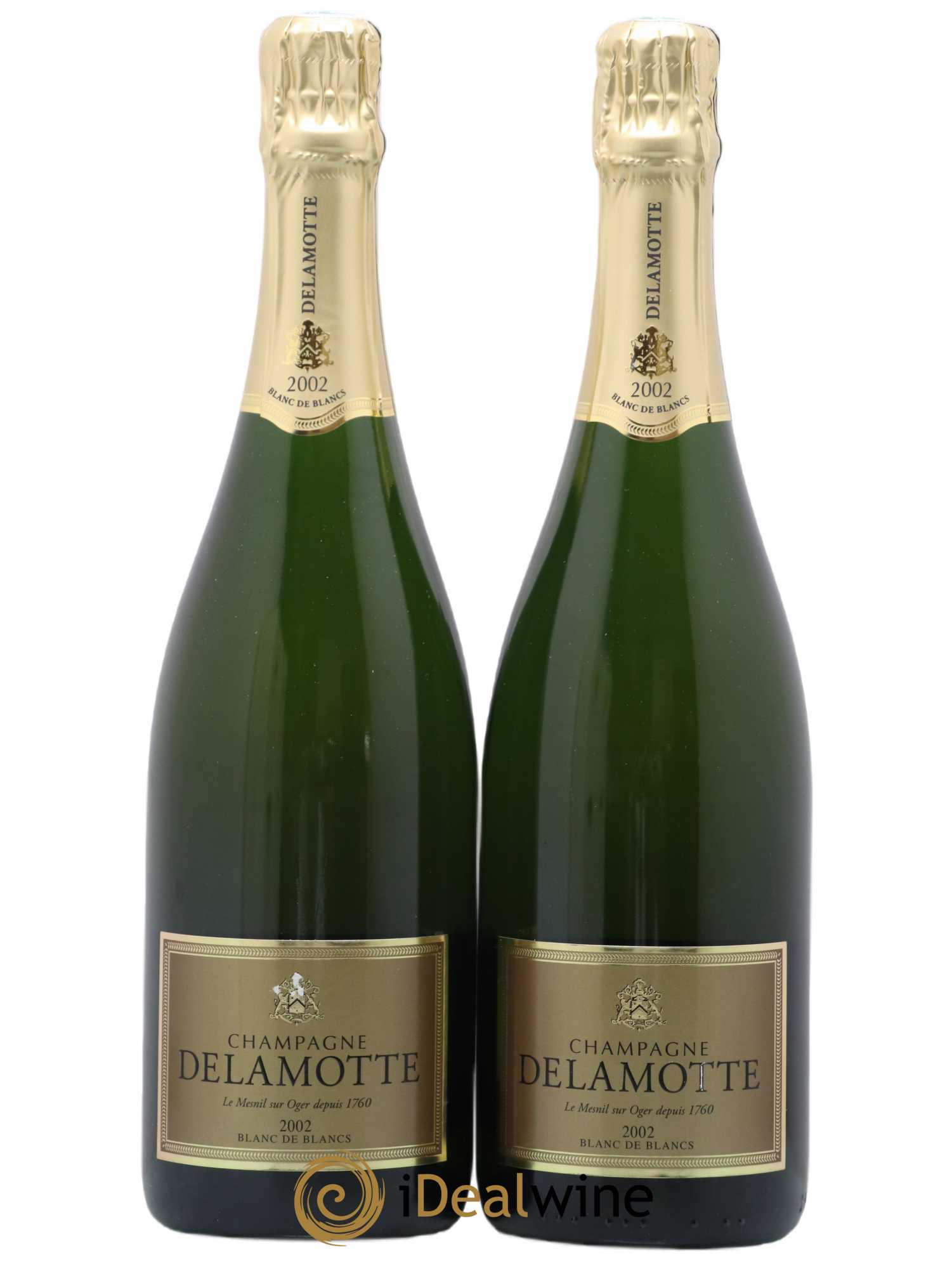 Brut Delamotte 2002 - Lot de 2 bouteilles - 1