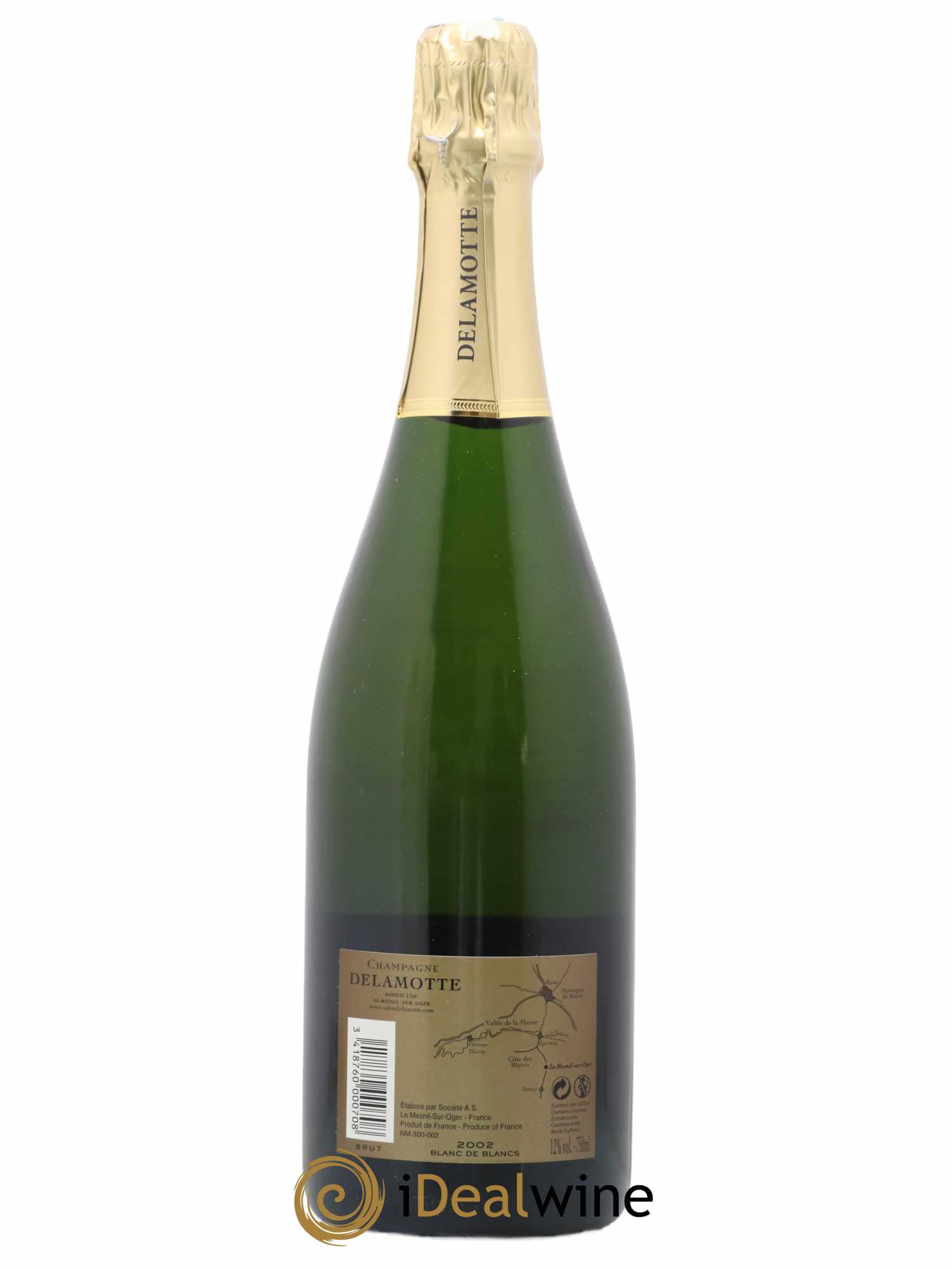 Brut Delamotte 2002 - Lot de 1 bouteille - 2