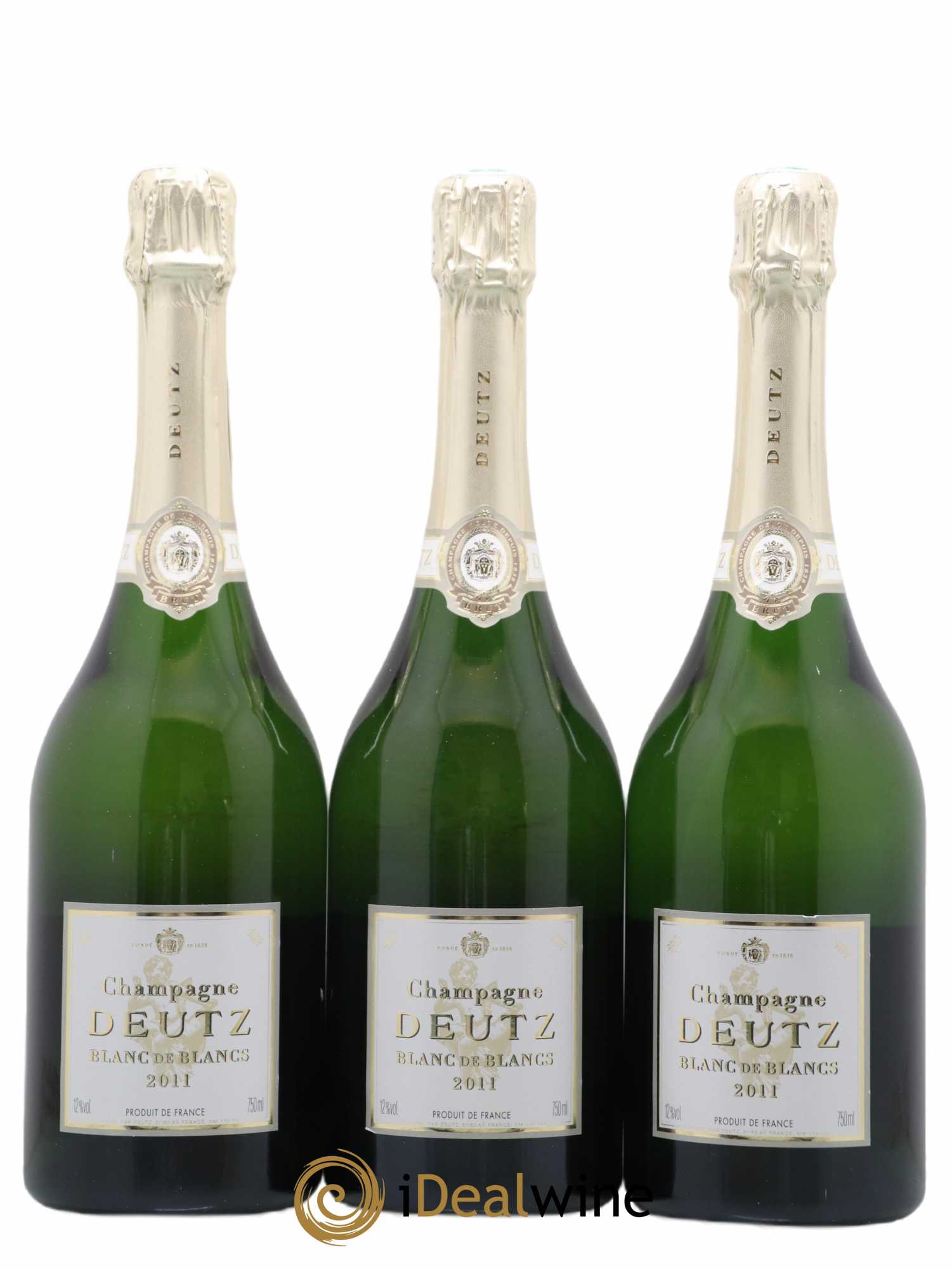 Blanc de Blancs Brut Deutz 2011 - Lot of 3 bottles - 1