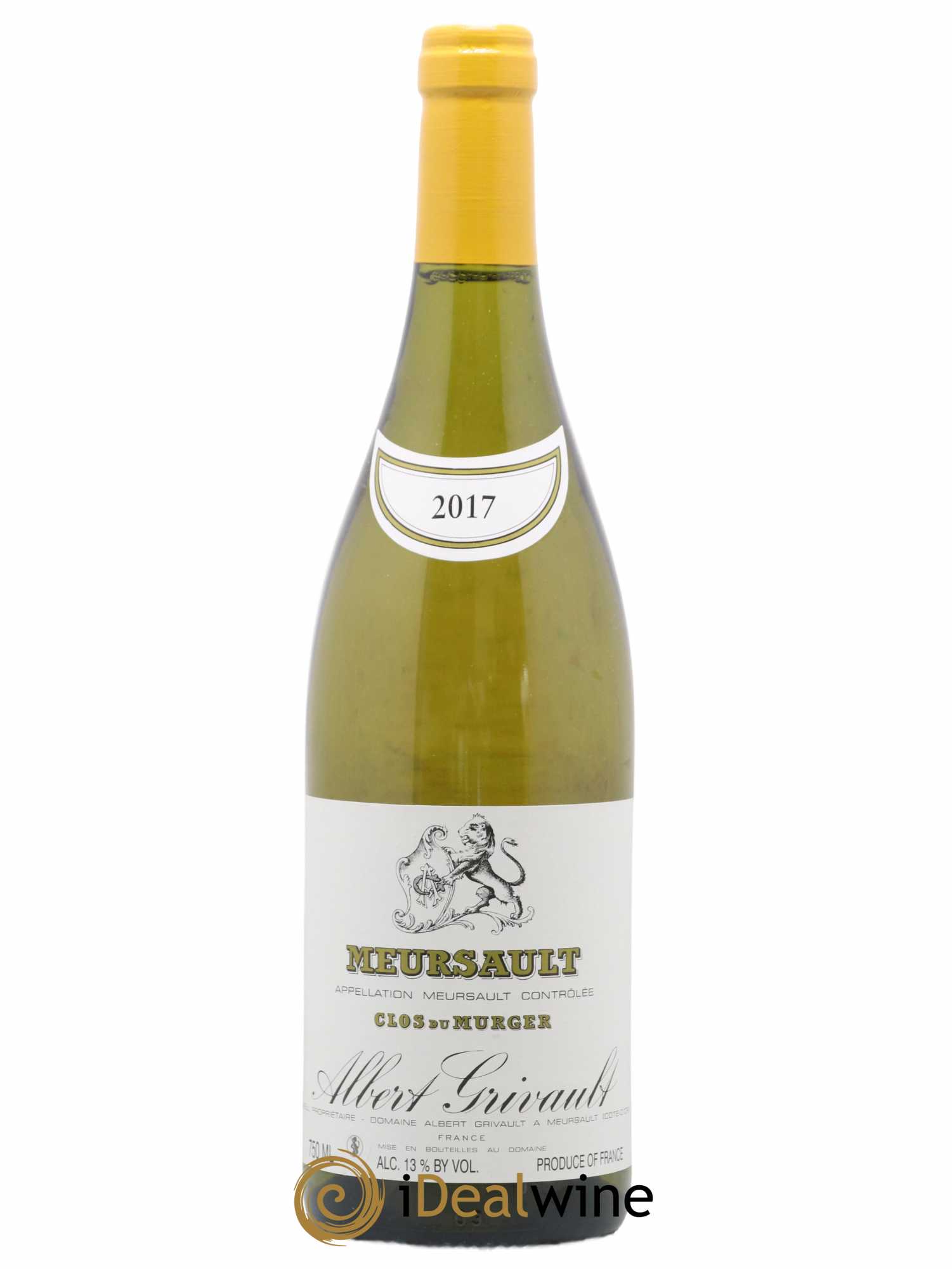 Meursault Clos du Murger Albert Grivault 2017 - Lot of 1 bottle - 0