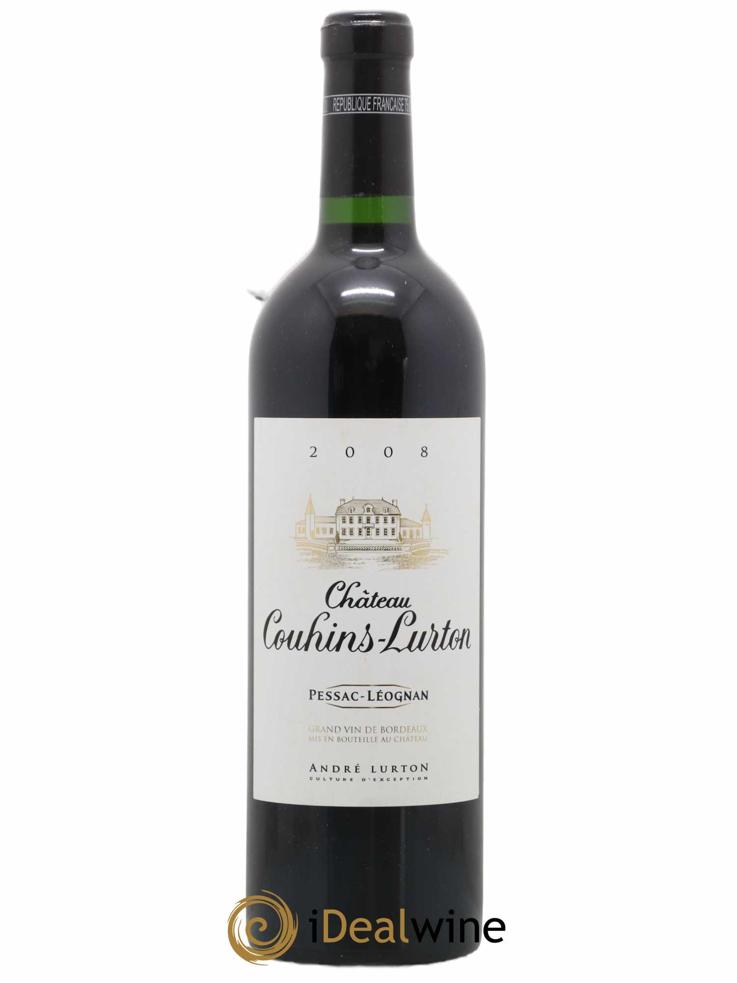 Château Couhins-Lurton 2008 - Lot de 1 bouteille - 0