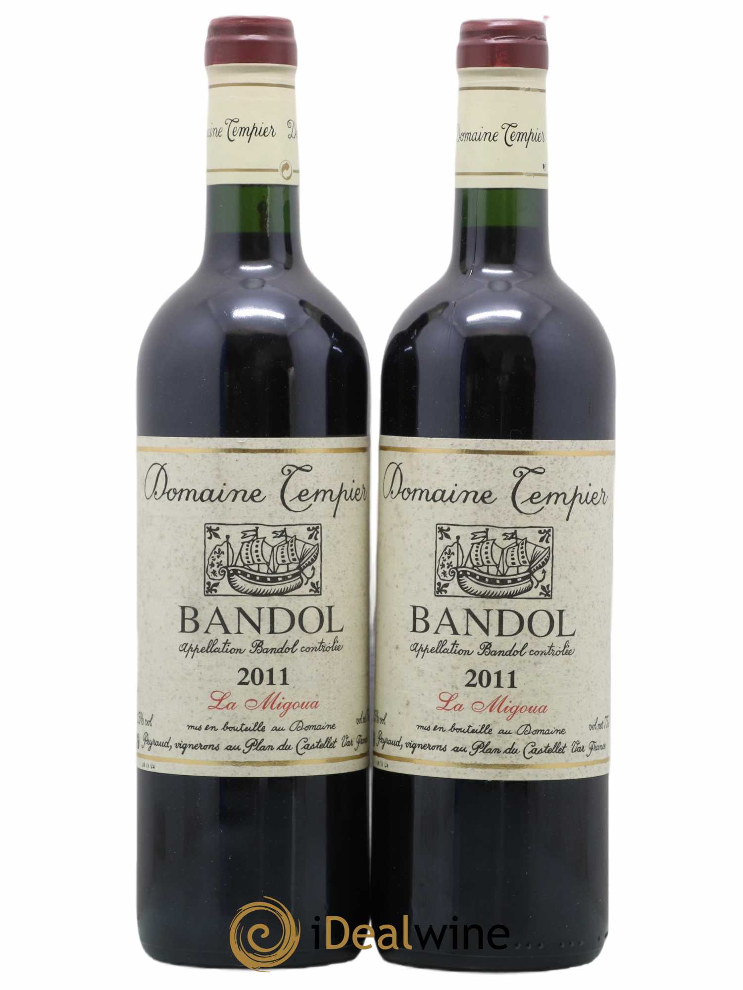 Bandol Domaine Tempier Cuvée La Migoua Famille Peyraud 2011 - Lot de 2 bouteilles - 0
