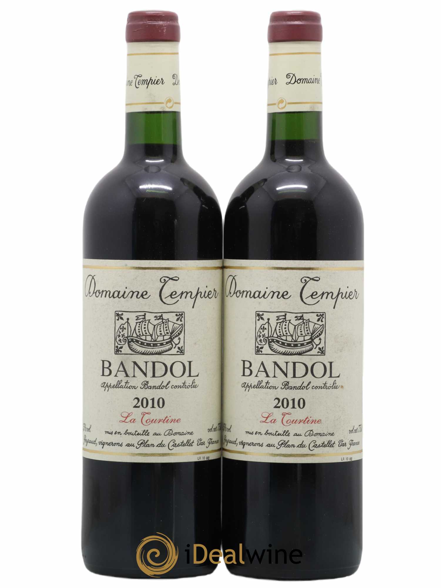 Bandol Domaine Tempier La Tourtine Famille Peyraud 2010 - Lot de 2 bouteilles - 0