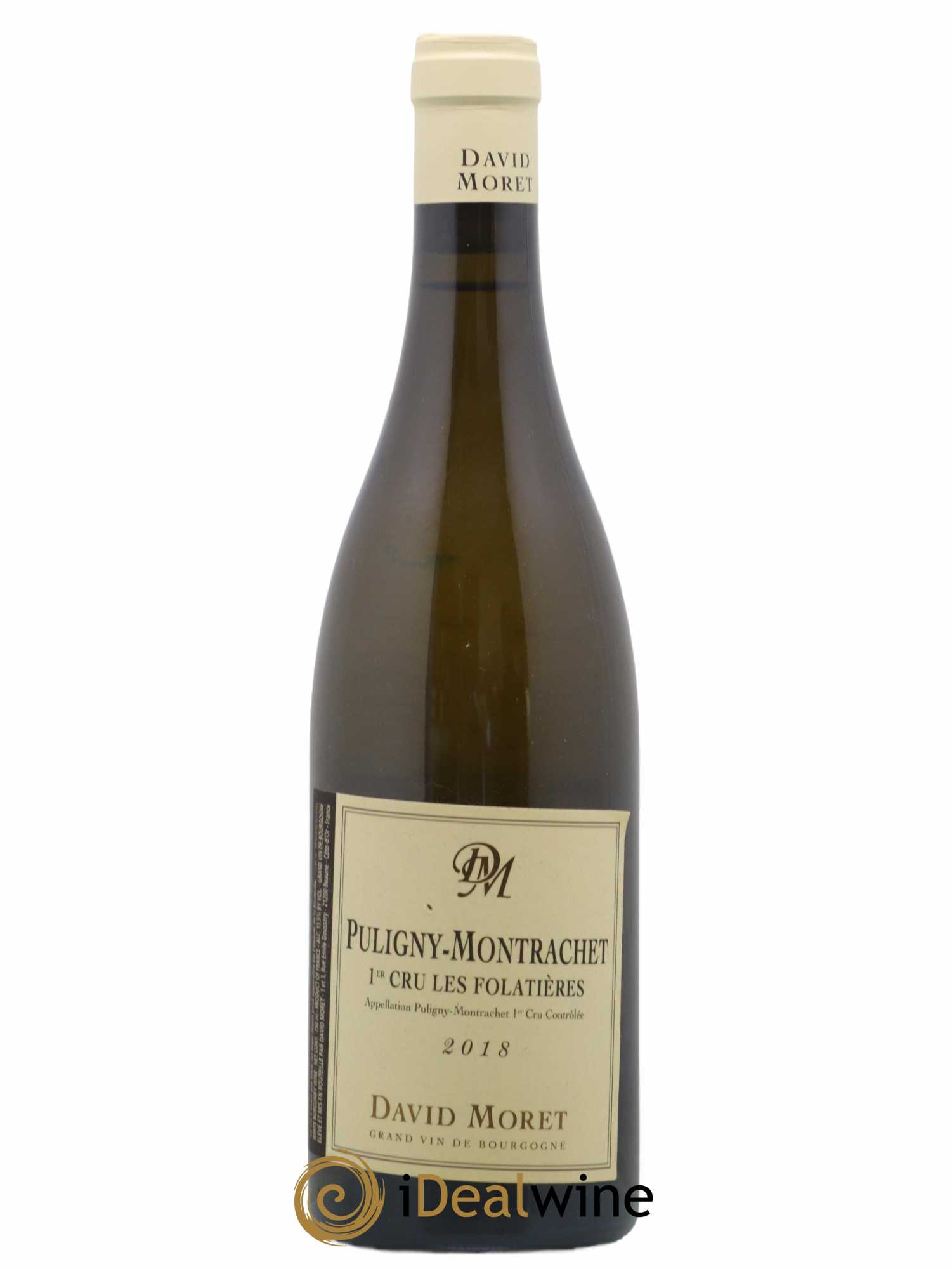 Puligny-Montrachet 1er Cru Les Folatières David Moret (Domaine) 2018 - Lot de 1 bouteille - 0
