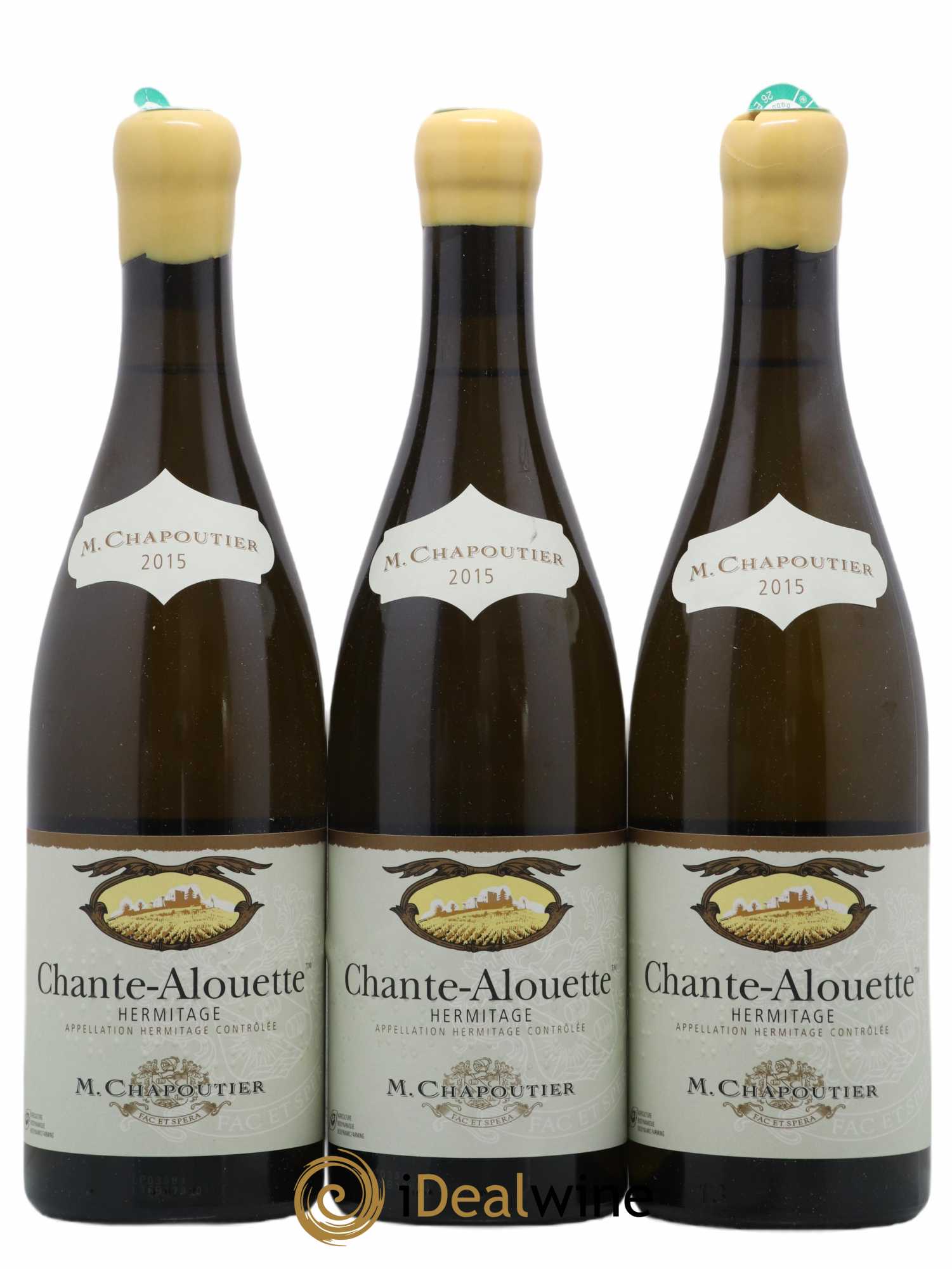 Hermitage Chante Alouette Chapoutier 2015 - Lot de 3 bouteilles - 0