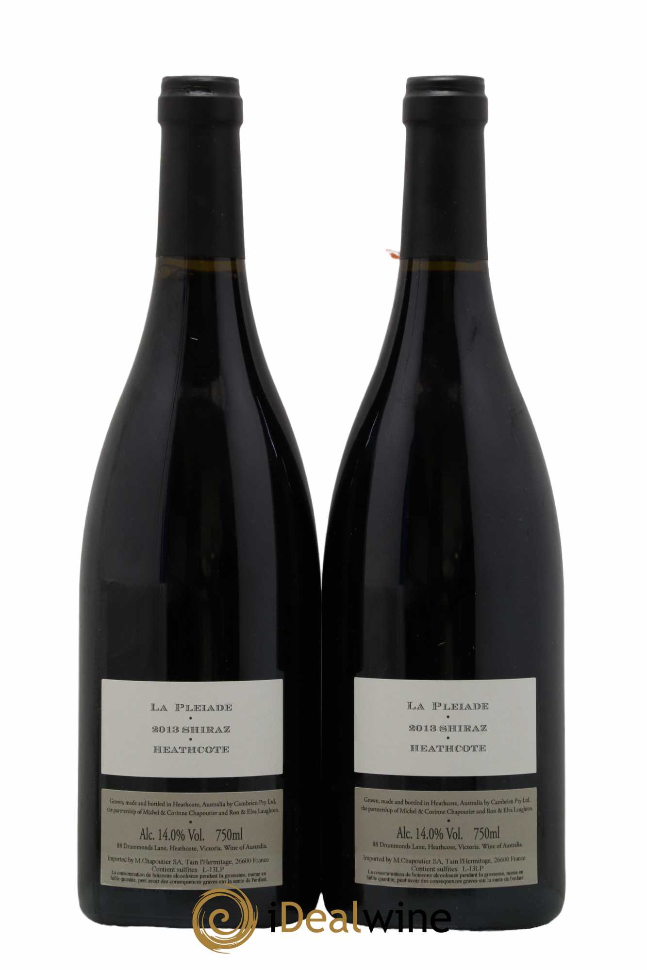 Australie Cambrien La Pleiade Chapoutier 2013 - Lot de 2 bouteilles - 1