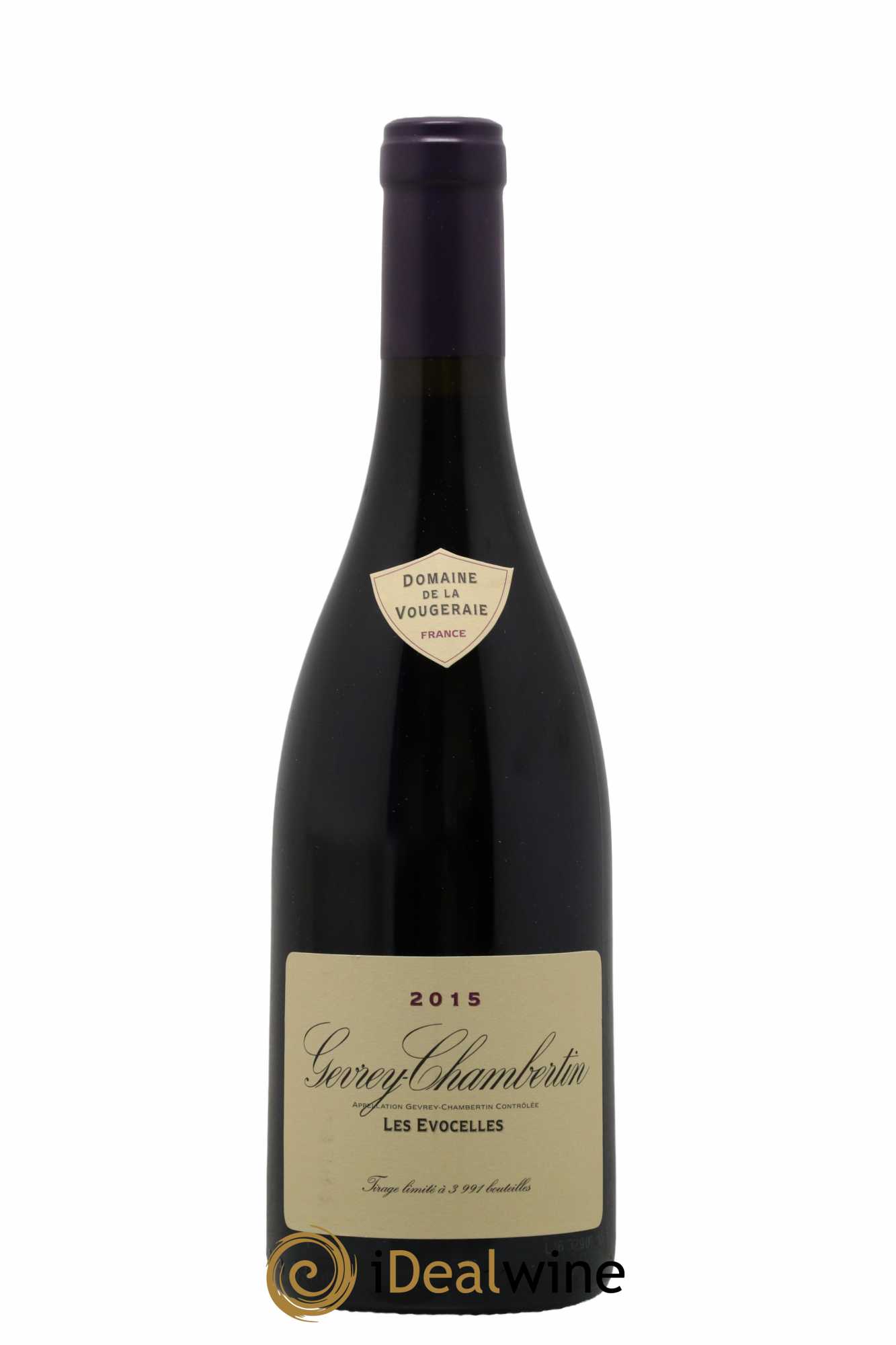 Gevrey-Chambertin Les Evocelles La Vougeraie 2015 - Lot de 1 bouteille - 0