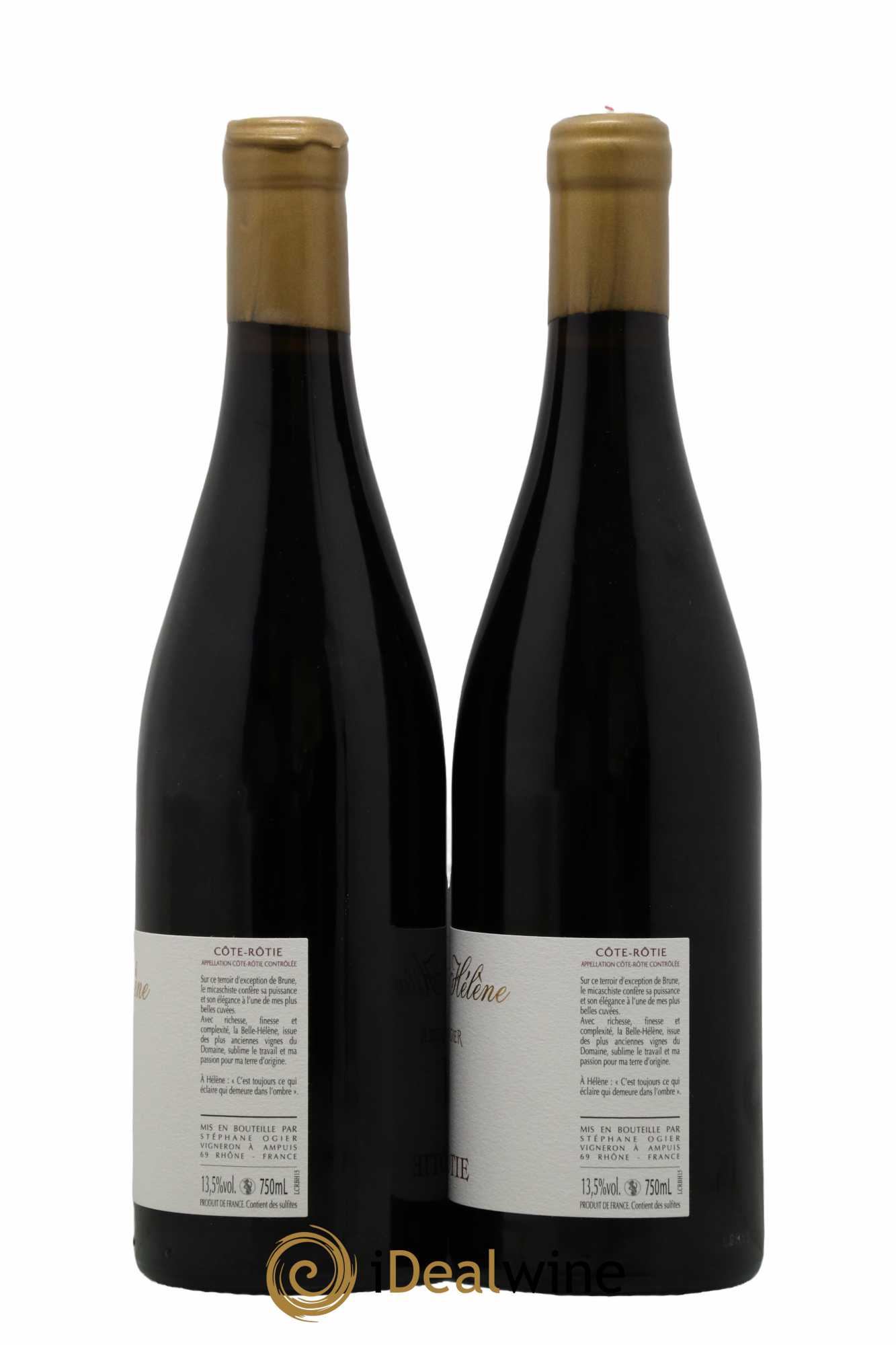 Côte-Rôtie La Belle Hélène Stéphane Ogier 2015 - Lot de 2 bouteilles - 1