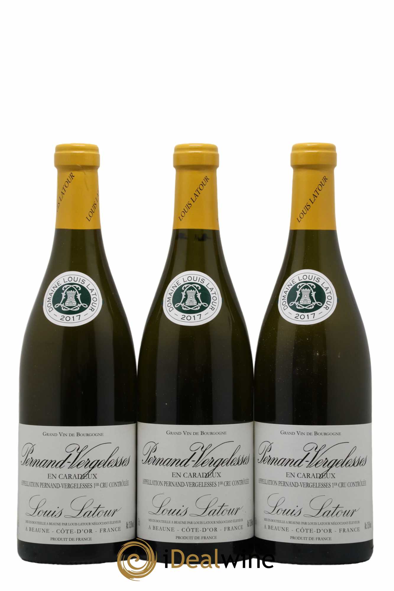 Pernand-Vergelesses 1er Cru En Caradeux Louis Latour 2017 - Lot de 3 bouteilles - 0