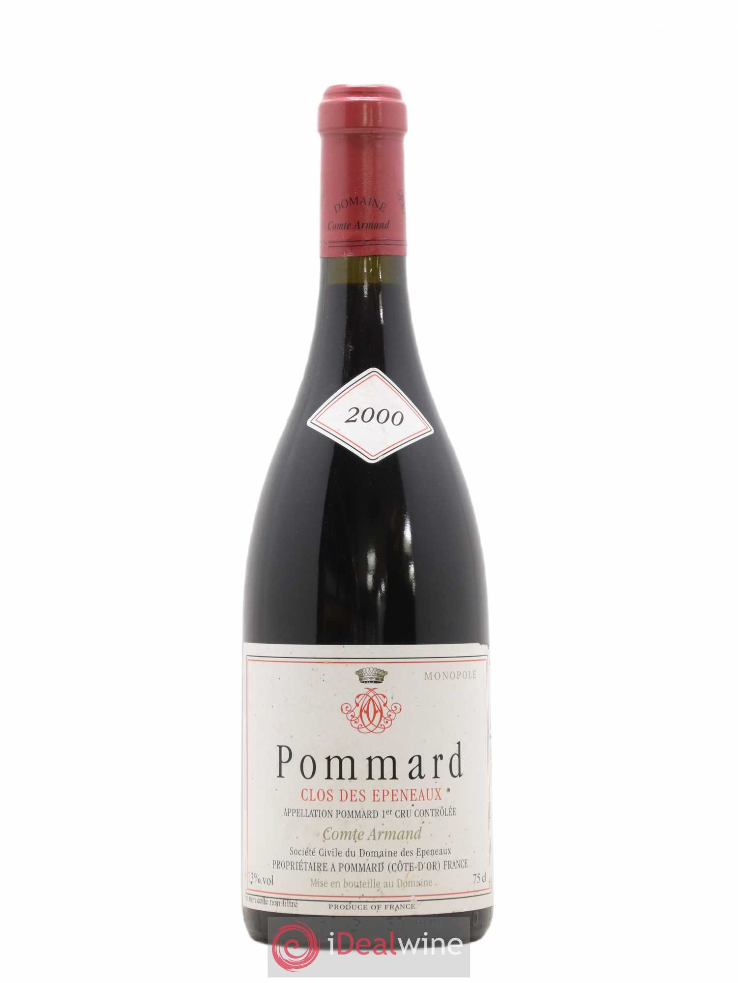 Pommard 1er Cru Clos des Epeneaux Comte Armand 2000 - Lot de 1 bouteille - 0