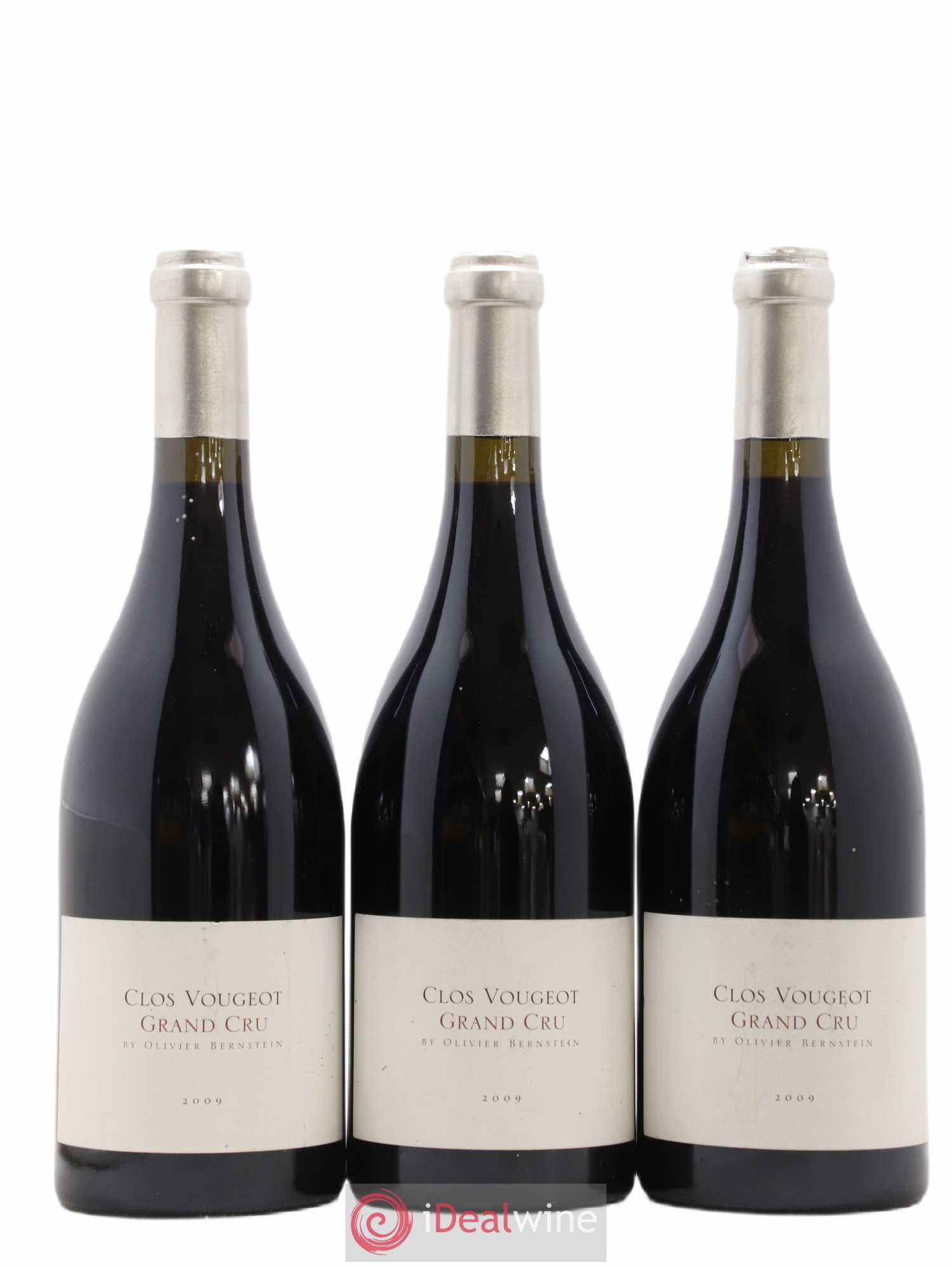 Clos de Vougeot Grand Cru Olivier Bernstein 2009 - Lot de 3 bouteilles - 0