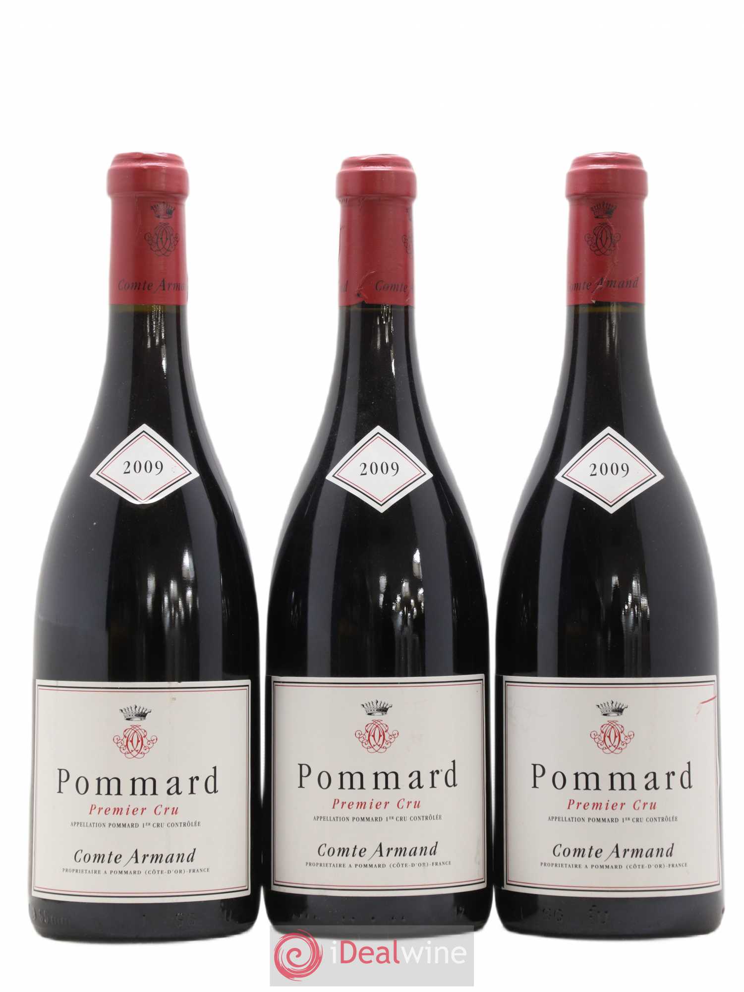 Pommard 1er Cru Comte Armand 2009 - Lot de 3 bouteilles - 0