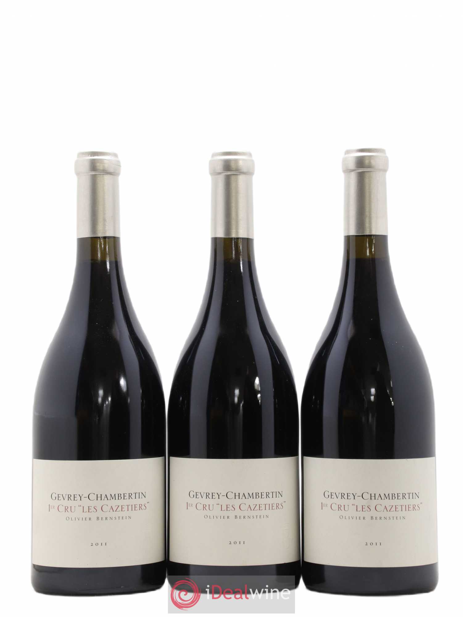 Gevrey-Chambertin 1er Cru Les Cazetiers Olivier Bernstein 2011 - Lot de 3 bouteilles - 0