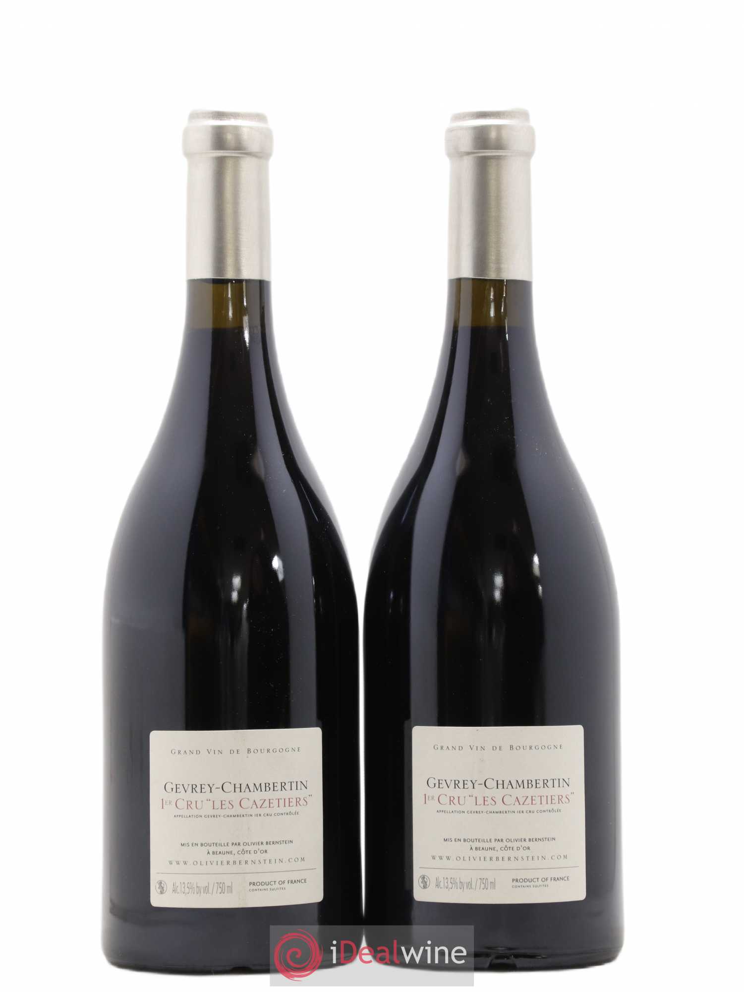 Gevrey-Chambertin 1er Cru Les Cazetiers Olivier Bernstein 2011 - Lot de 2 bouteilles - 1