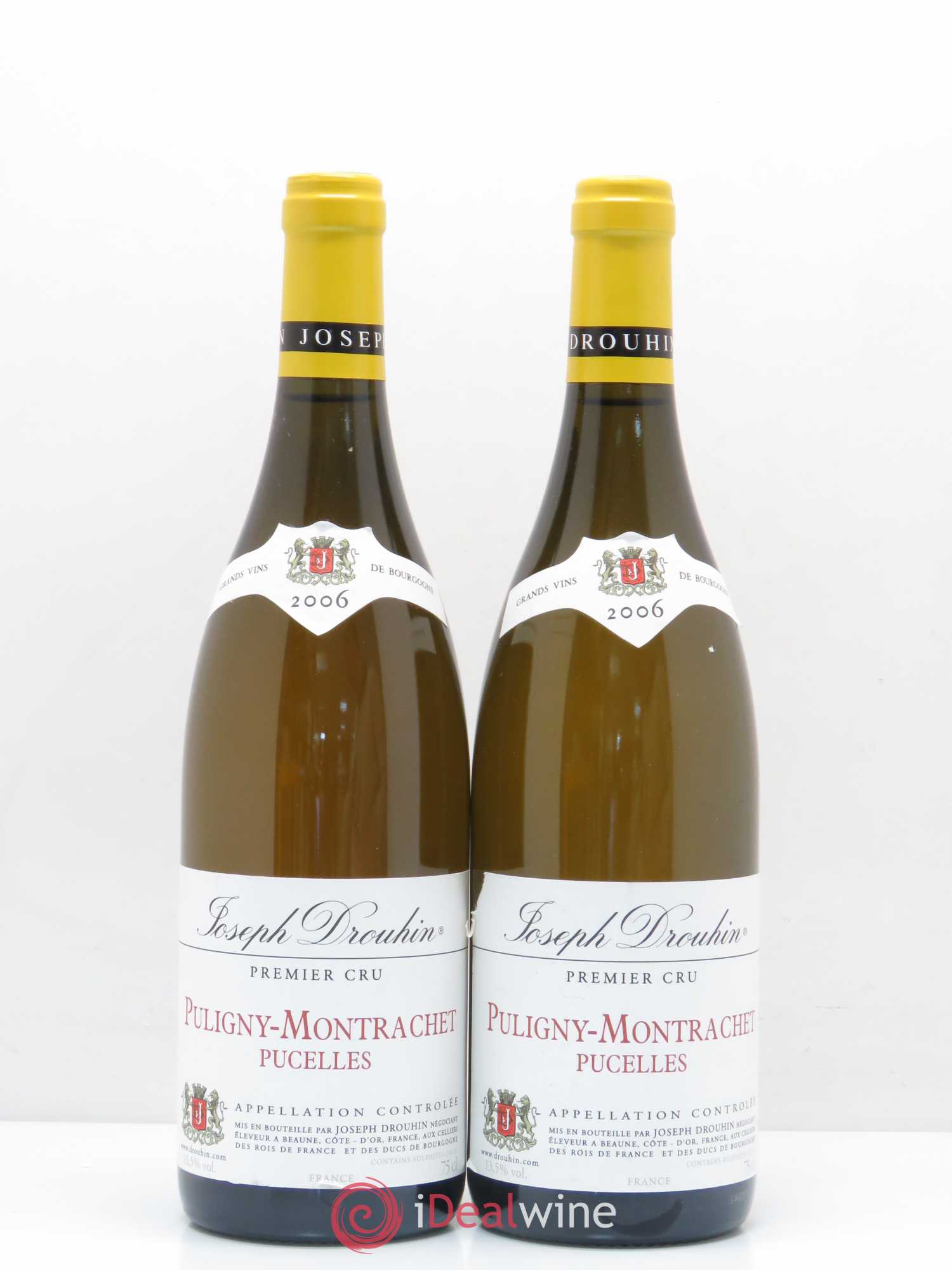 Puligny-Montrachet 1er Cru Les Pucelles Joseph Drouhin 2006 - Lot de 2 bouteilles - 0