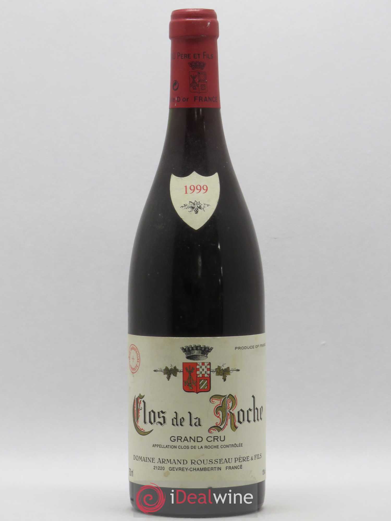 Clos de la Roche Grand Cru Armand Rousseau (Domaine) 1999 - Lot de 1 bouteille - 0