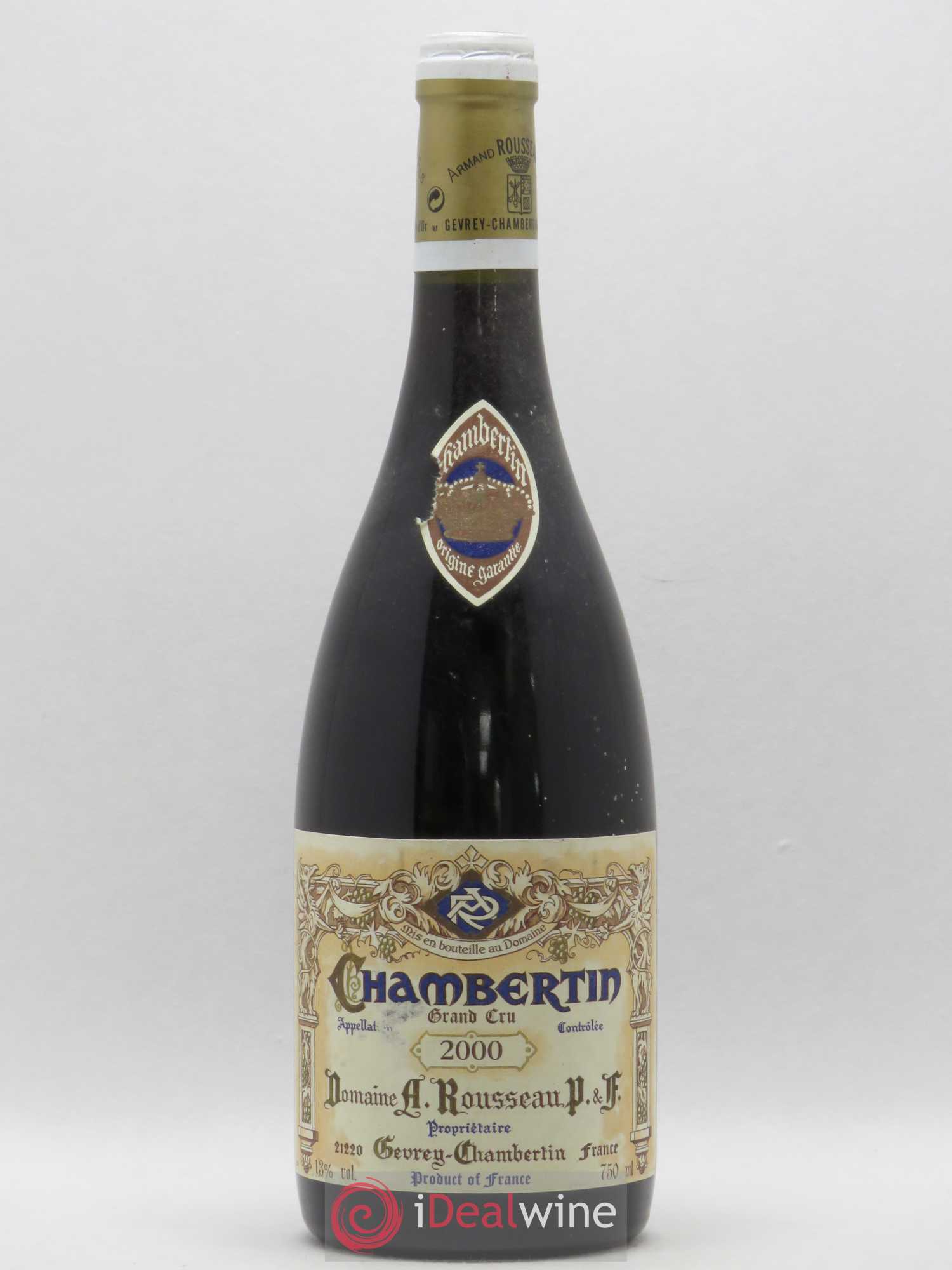 Chambertin Grand Cru Armand Rousseau (Domaine) 2000 - Lot de 1 bouteille - 0