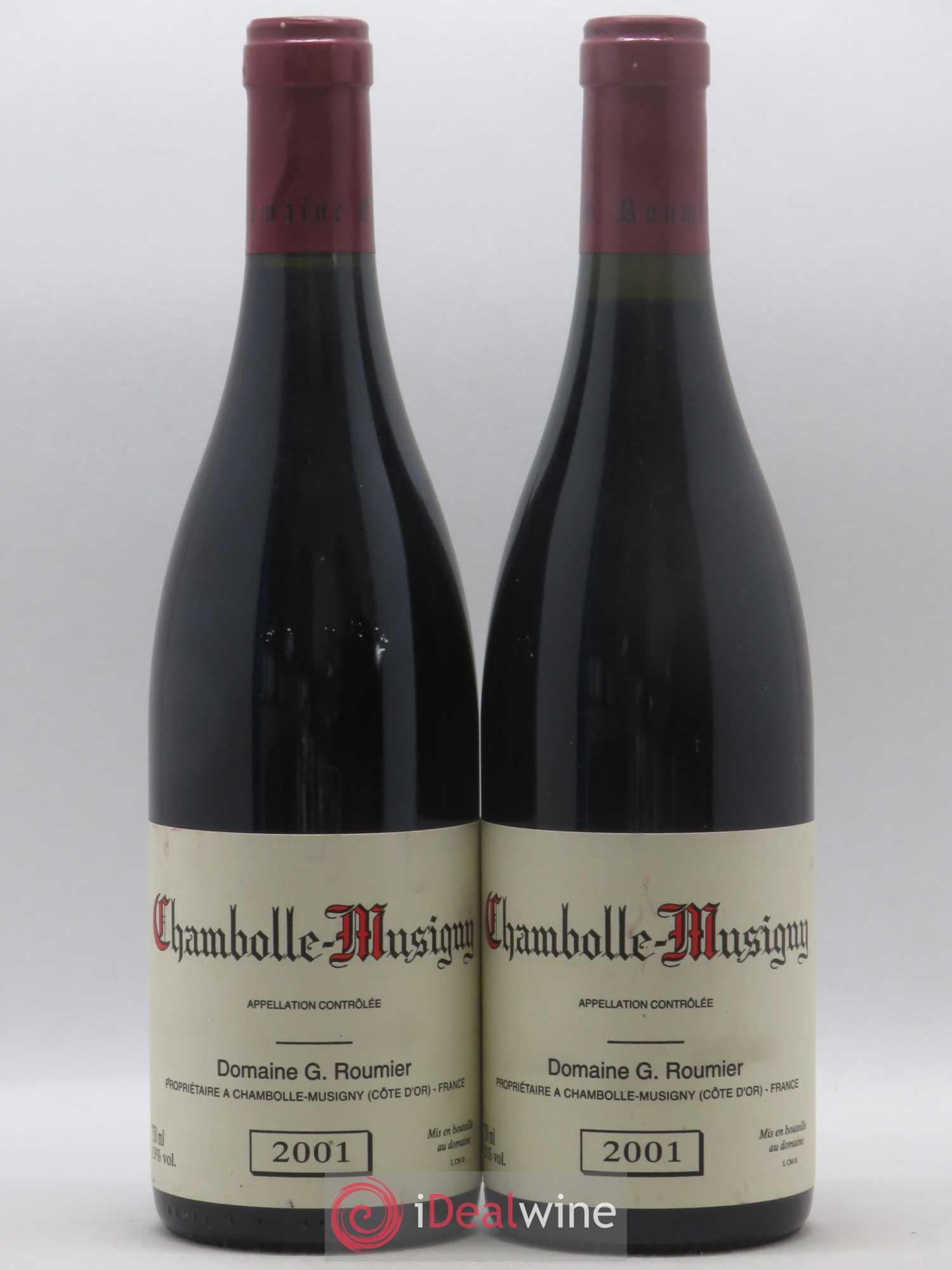 Chambolle-Musigny Georges Roumier (Domaine) 2001 - Lot de 2 bouteilles - 0