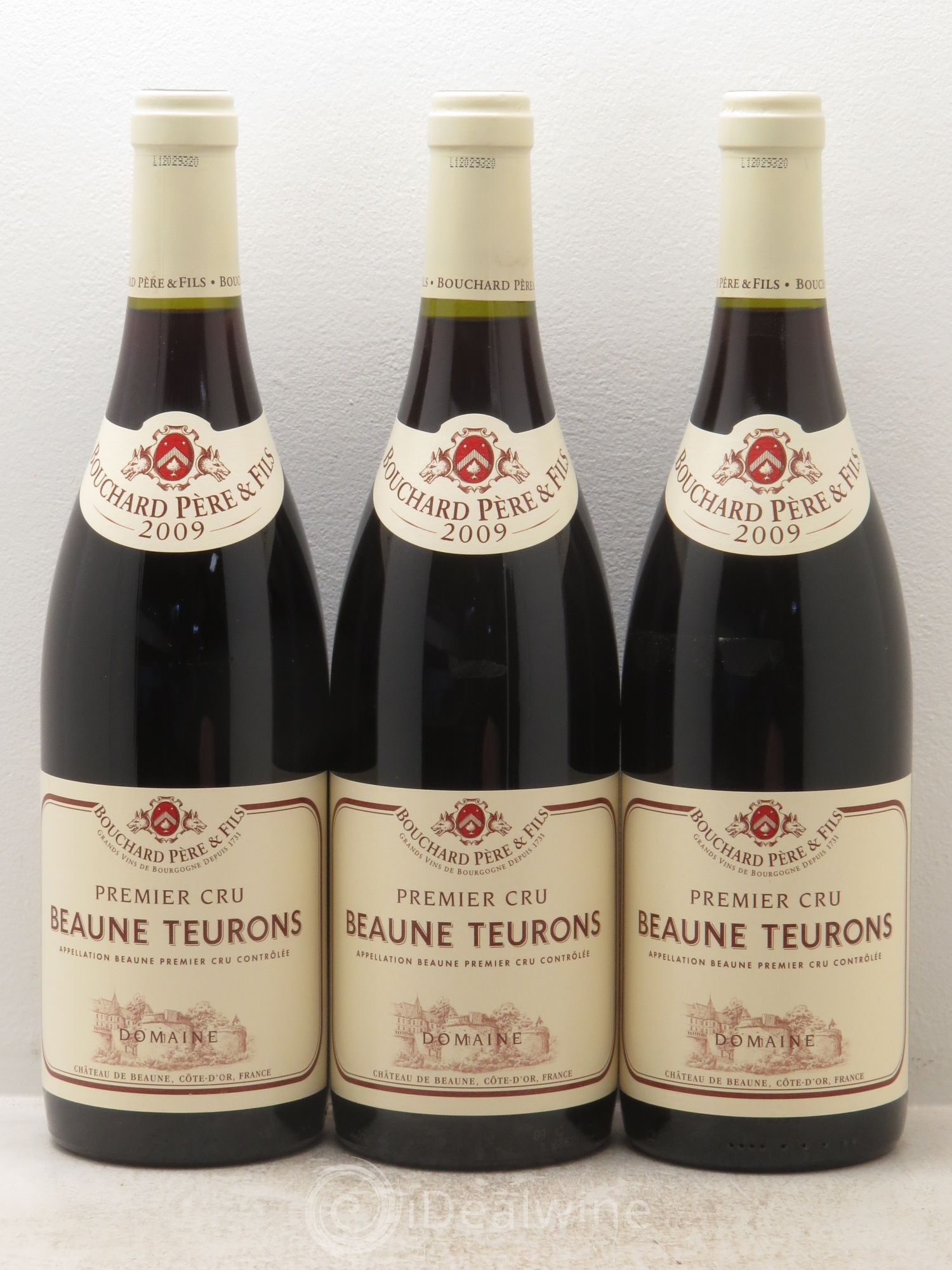 Beaune 1er Cru Teurons Bouchard Père & Fils 2009 - Lot de 3 bouteilles - 0