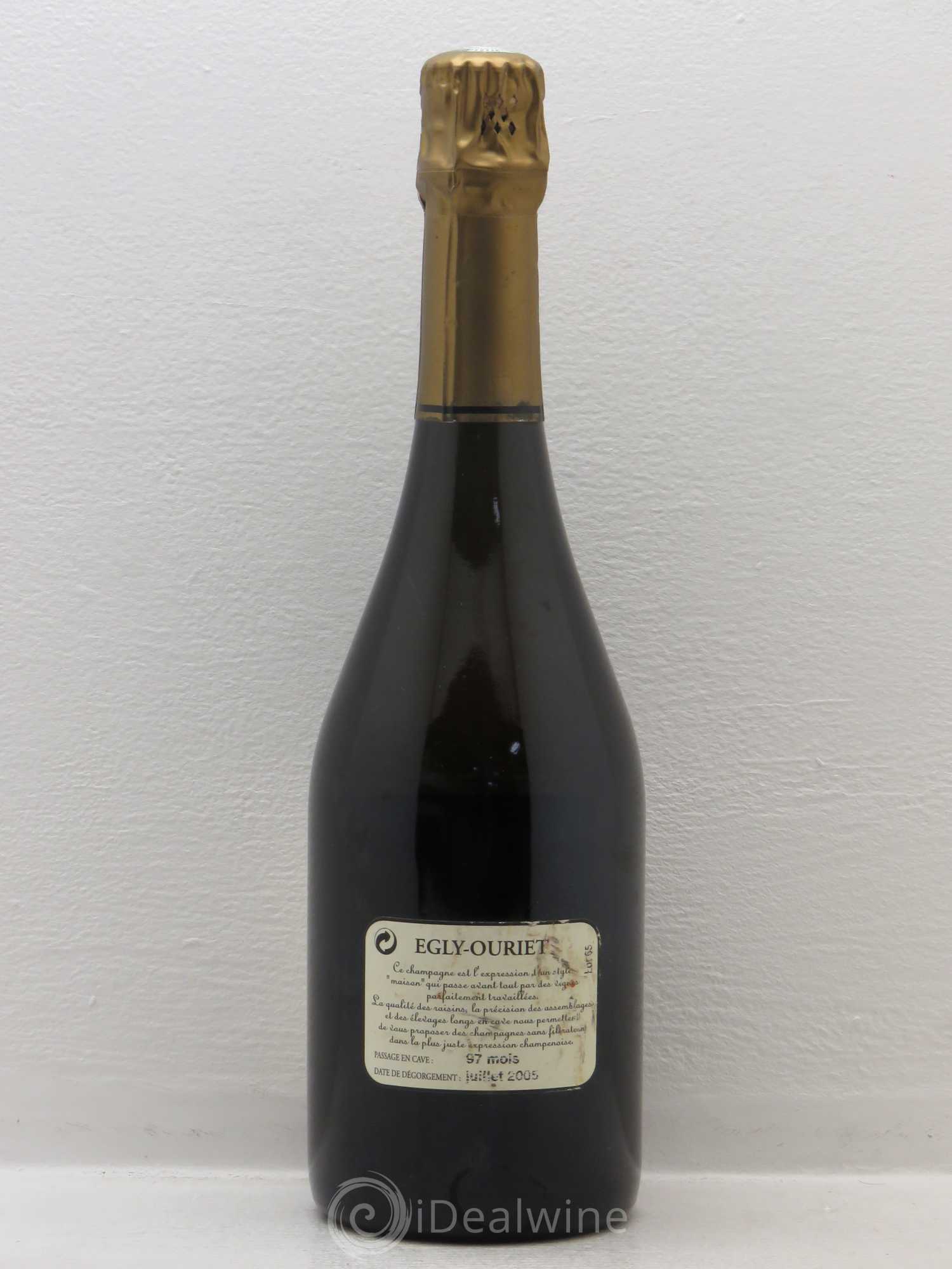 Grand Cru Brut Egly-Ouriet 1996 - Lot de 1 bouteille - 1