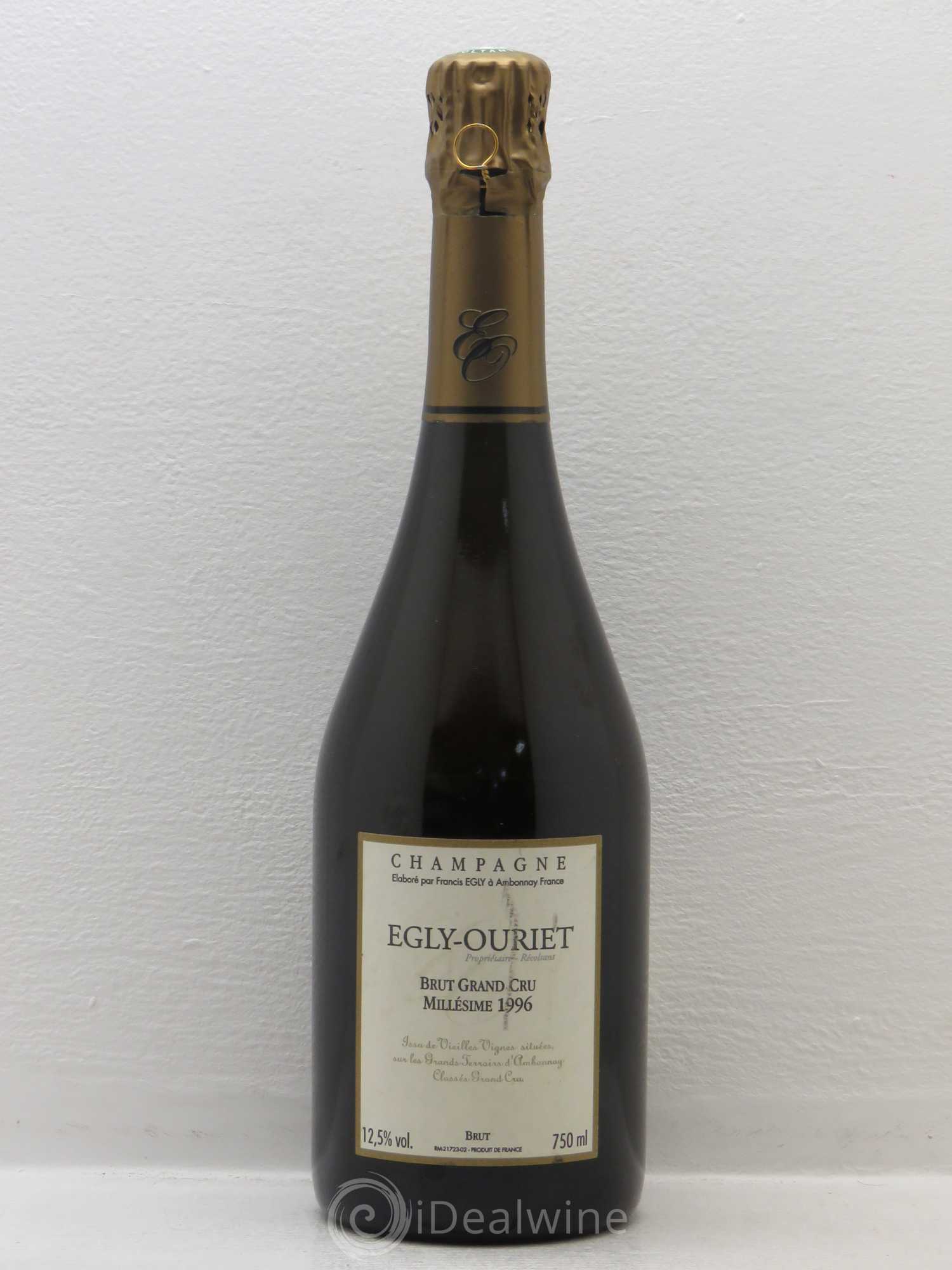 Grand Cru Brut Egly-Ouriet 1996 - Lot de 1 bouteille - 0