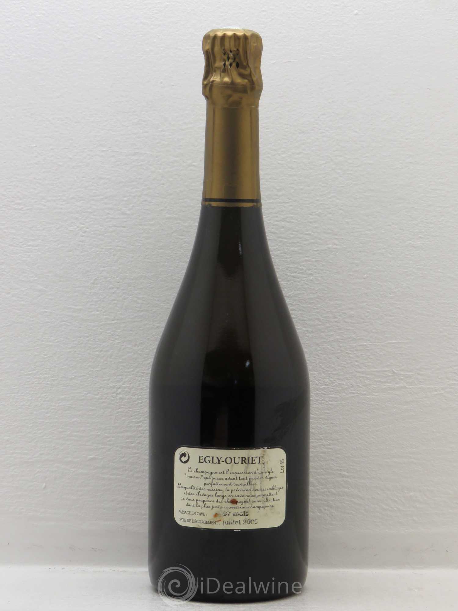 Grand Cru Brut Egly-Ouriet 1996 - Lot de 1 bouteille - 1